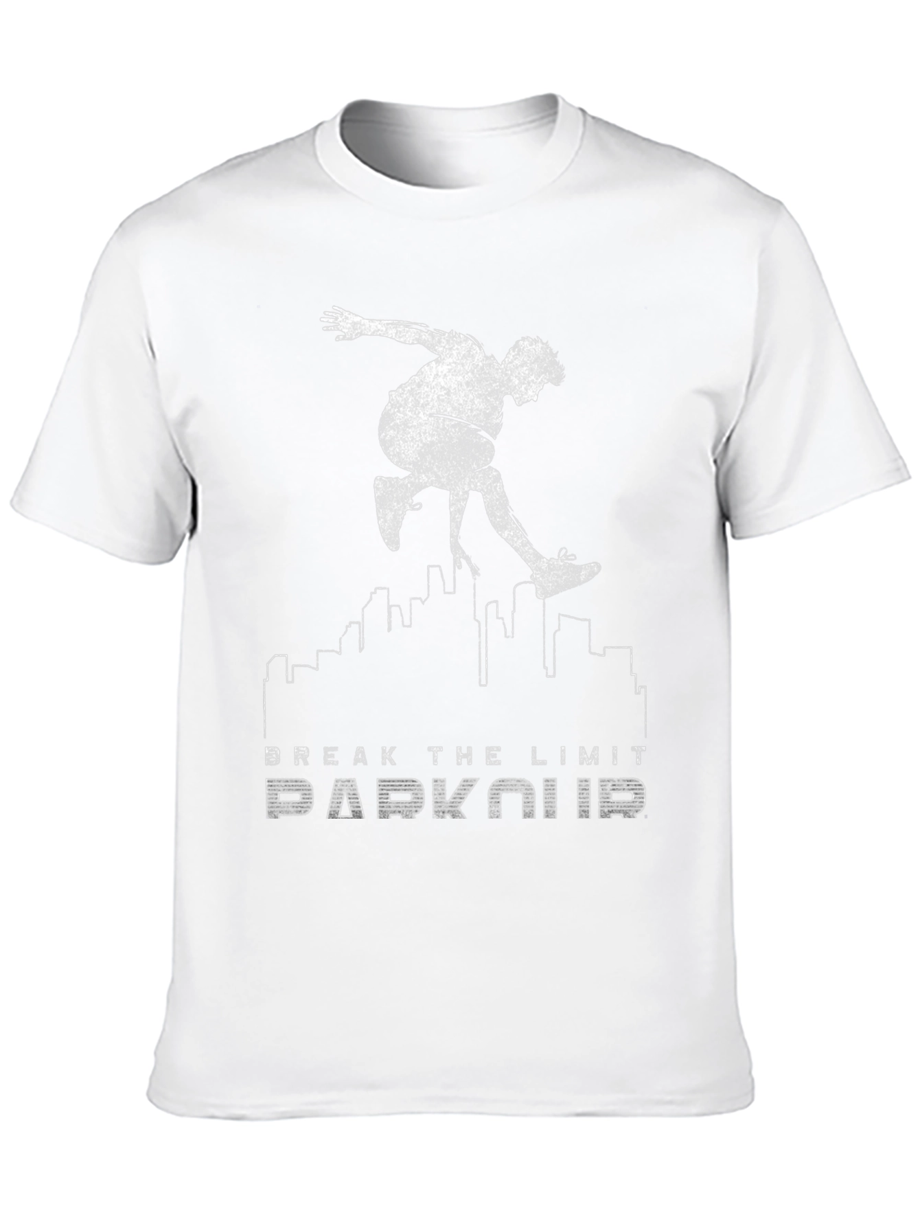 Parkour Break the Limit Graphic Black Tee