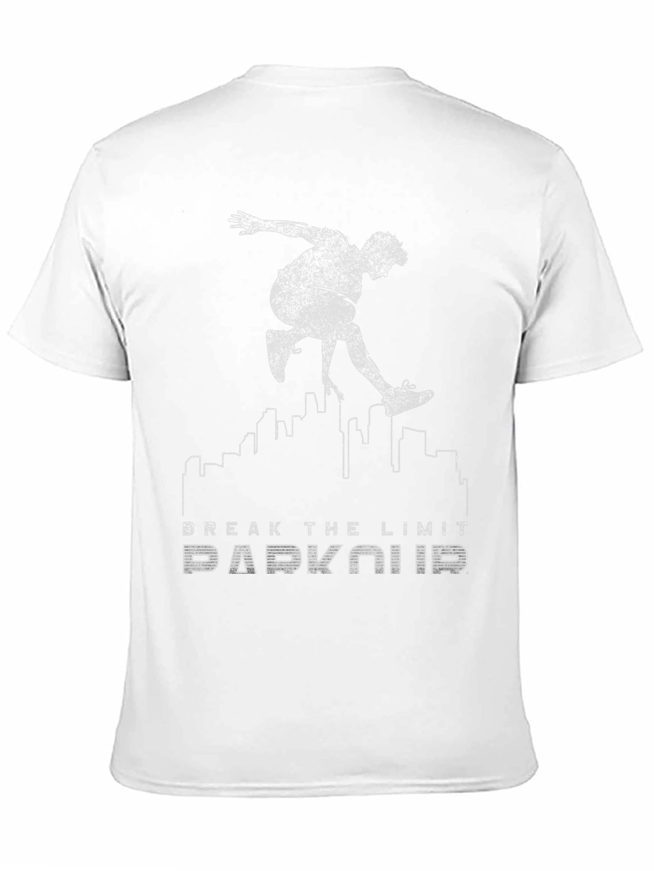 Parkour Break the Limit Graphic Black Tee