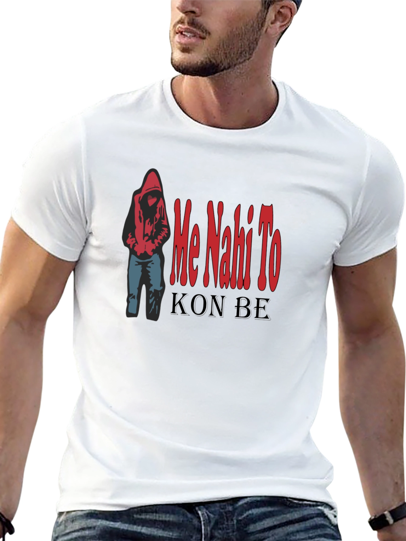 Me Nahi To Kon Be Black T-Shirt