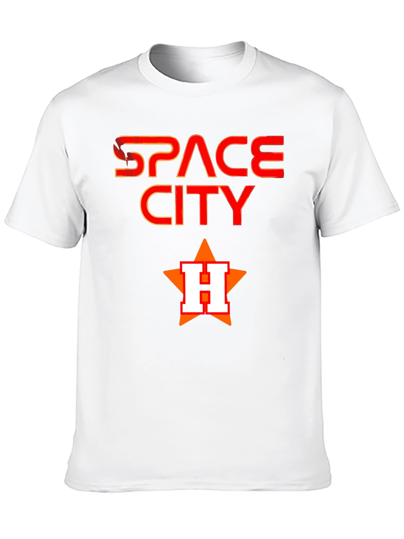 Space City H Baseball T-Shirt