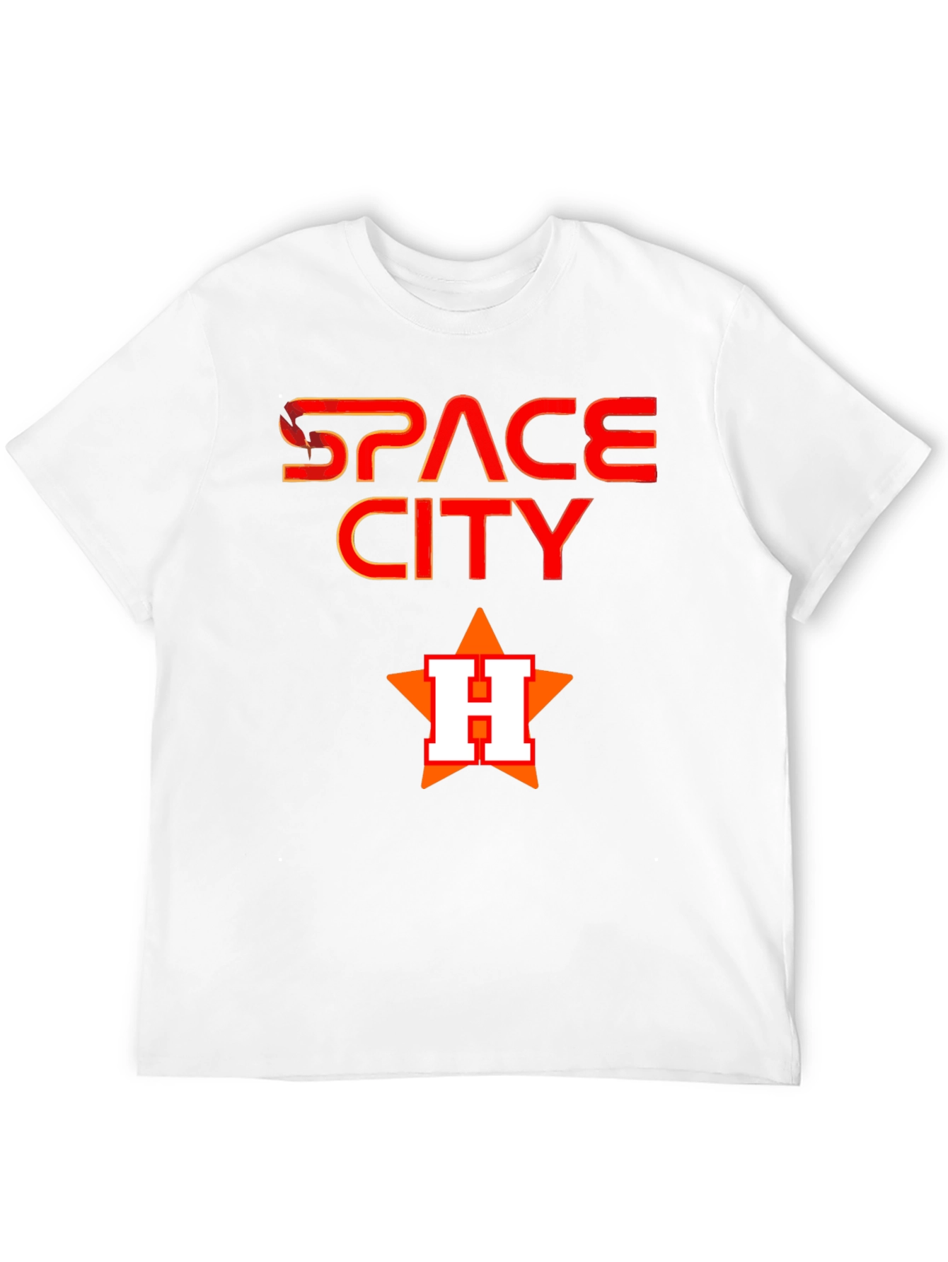 Space City H Baseball T-Shirt