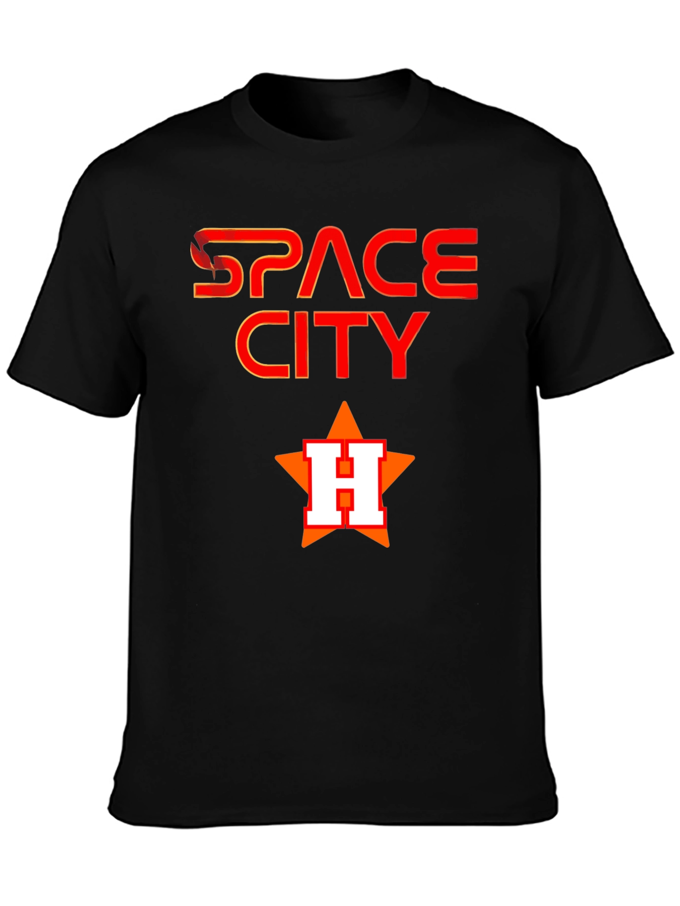 Space City H Baseball T-Shirt