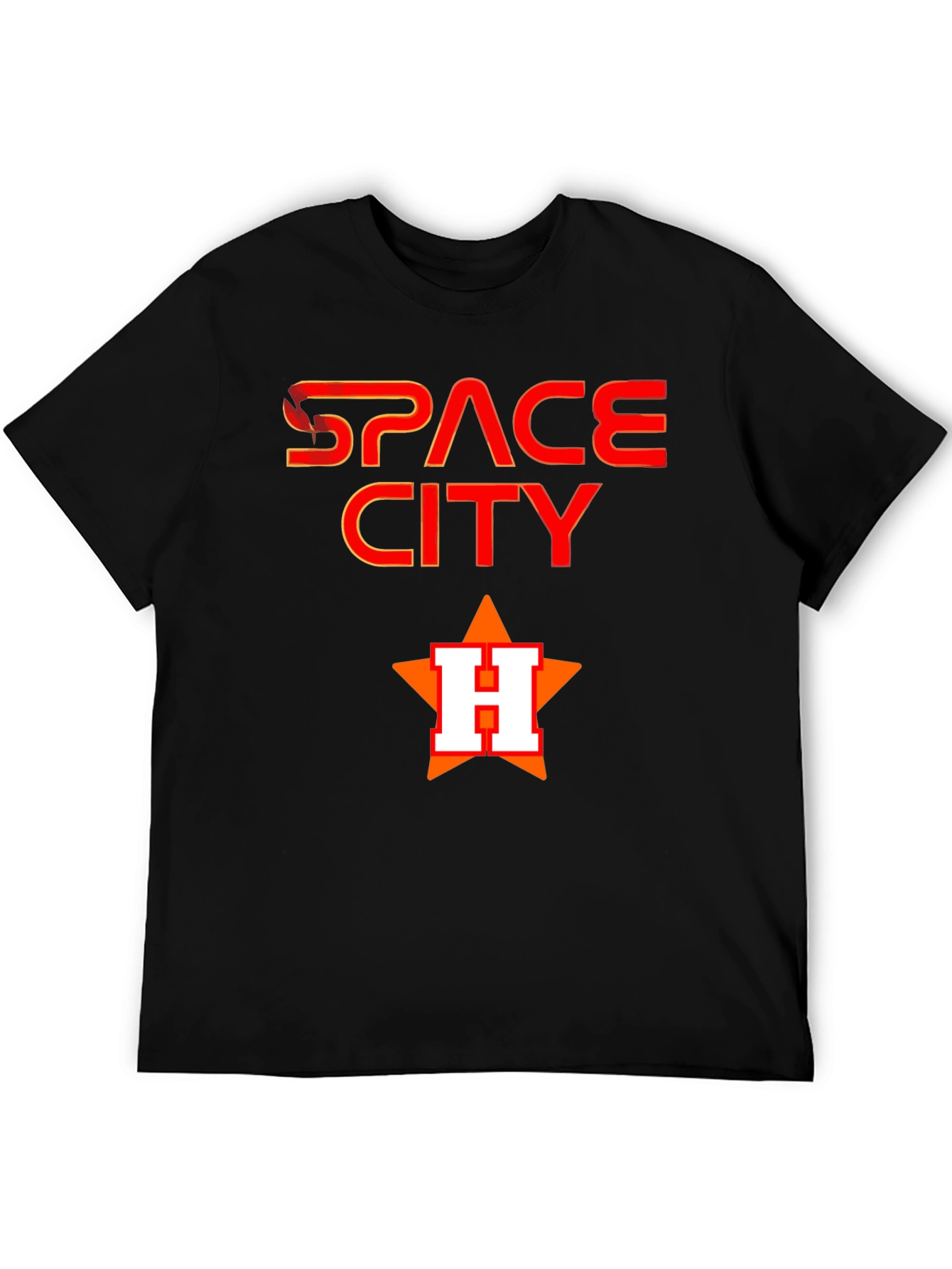 Space City H Baseball T-Shirt