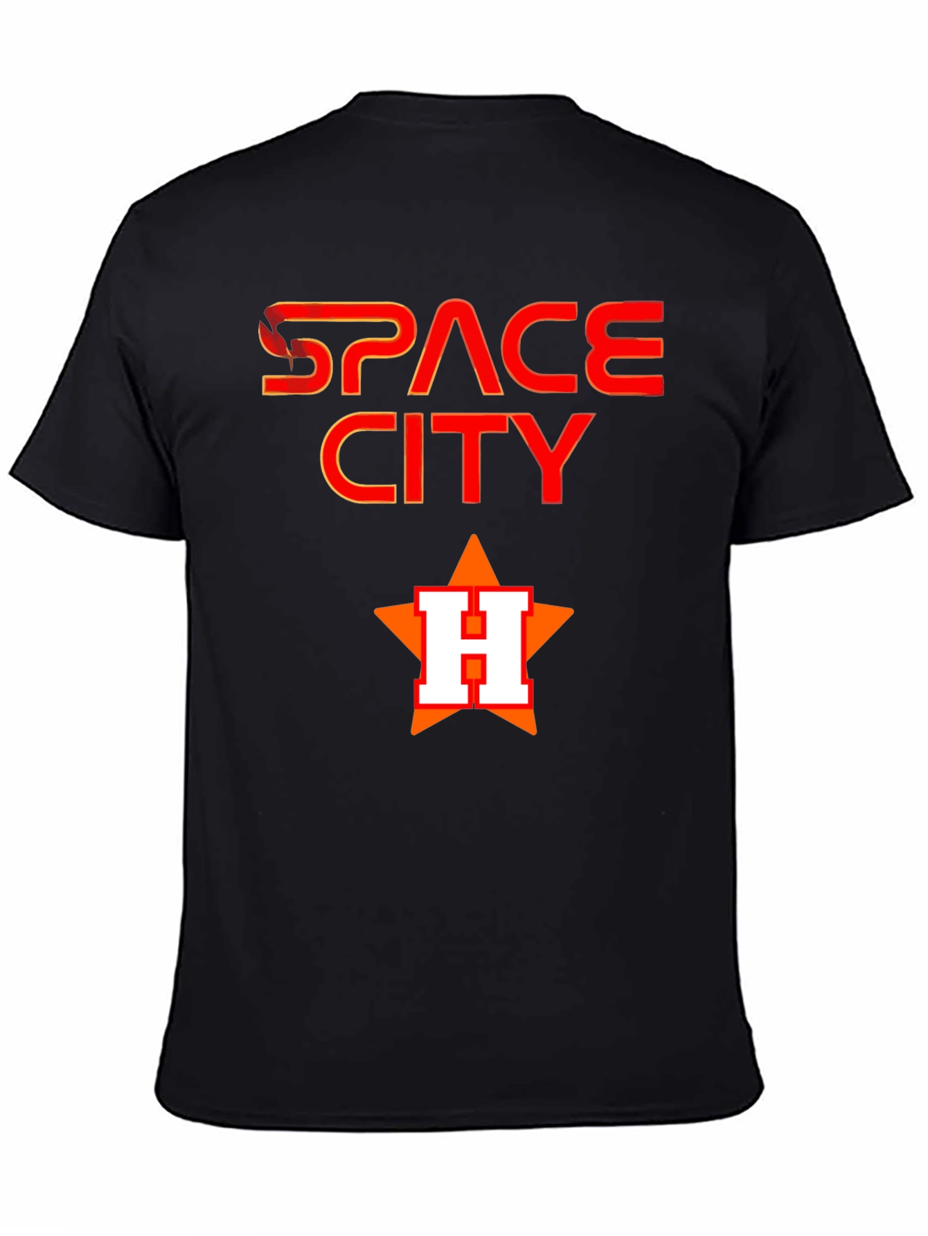 Space City H Baseball T-Shirt