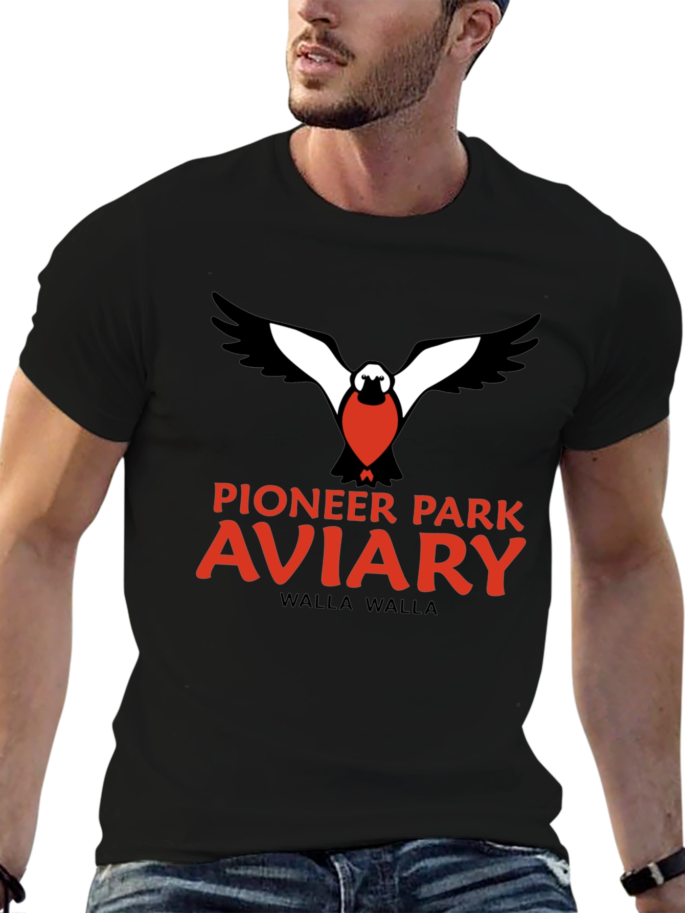 Pioneer Park Aviary T-Shirt - Walla Walla Bird Tee