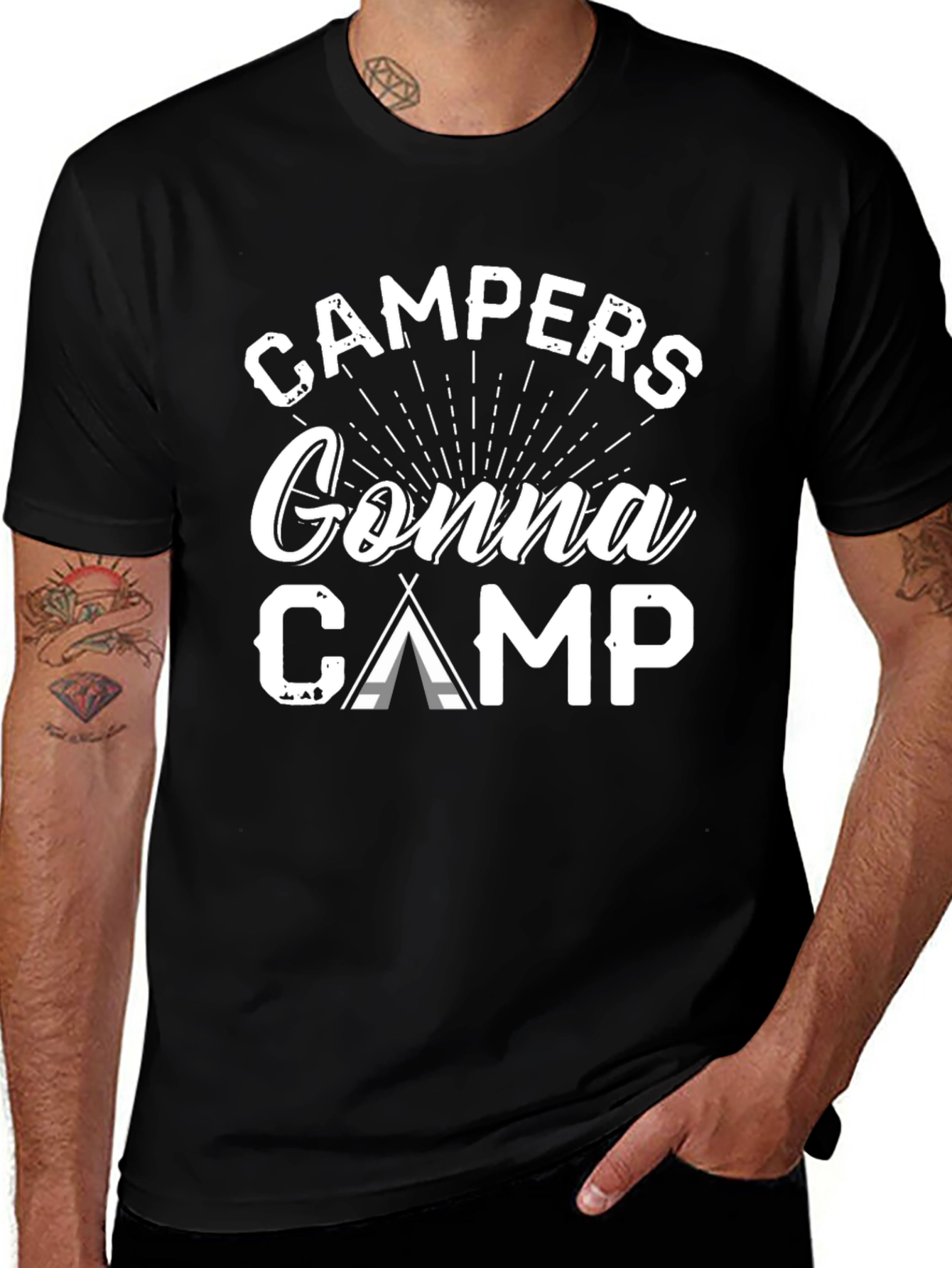 Campers Gonna Camp Graphic T-Shirt