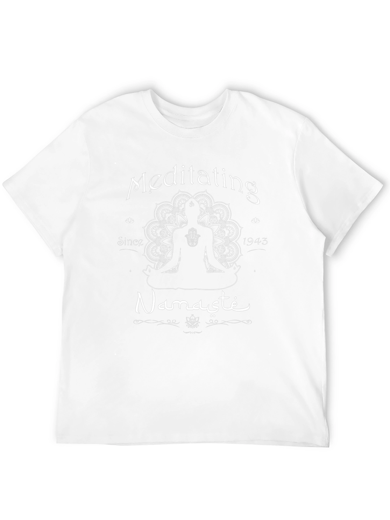 Meditating Namaste Graphic T-Shirt