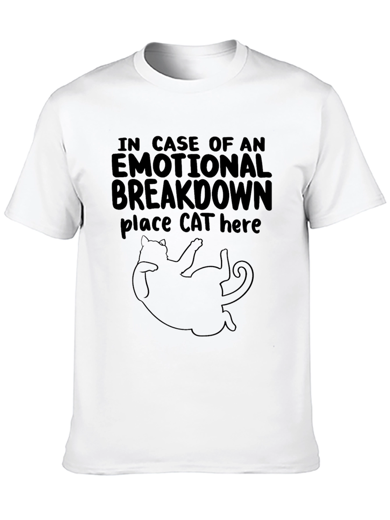 Emotional Breakdown Cat T-Shirt