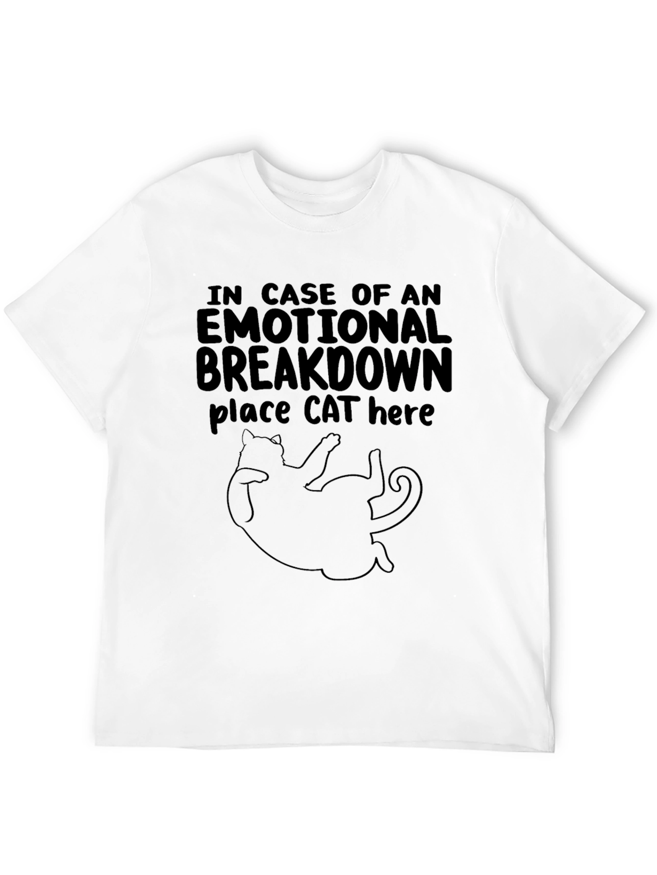 Emotional Breakdown Cat T-Shirt