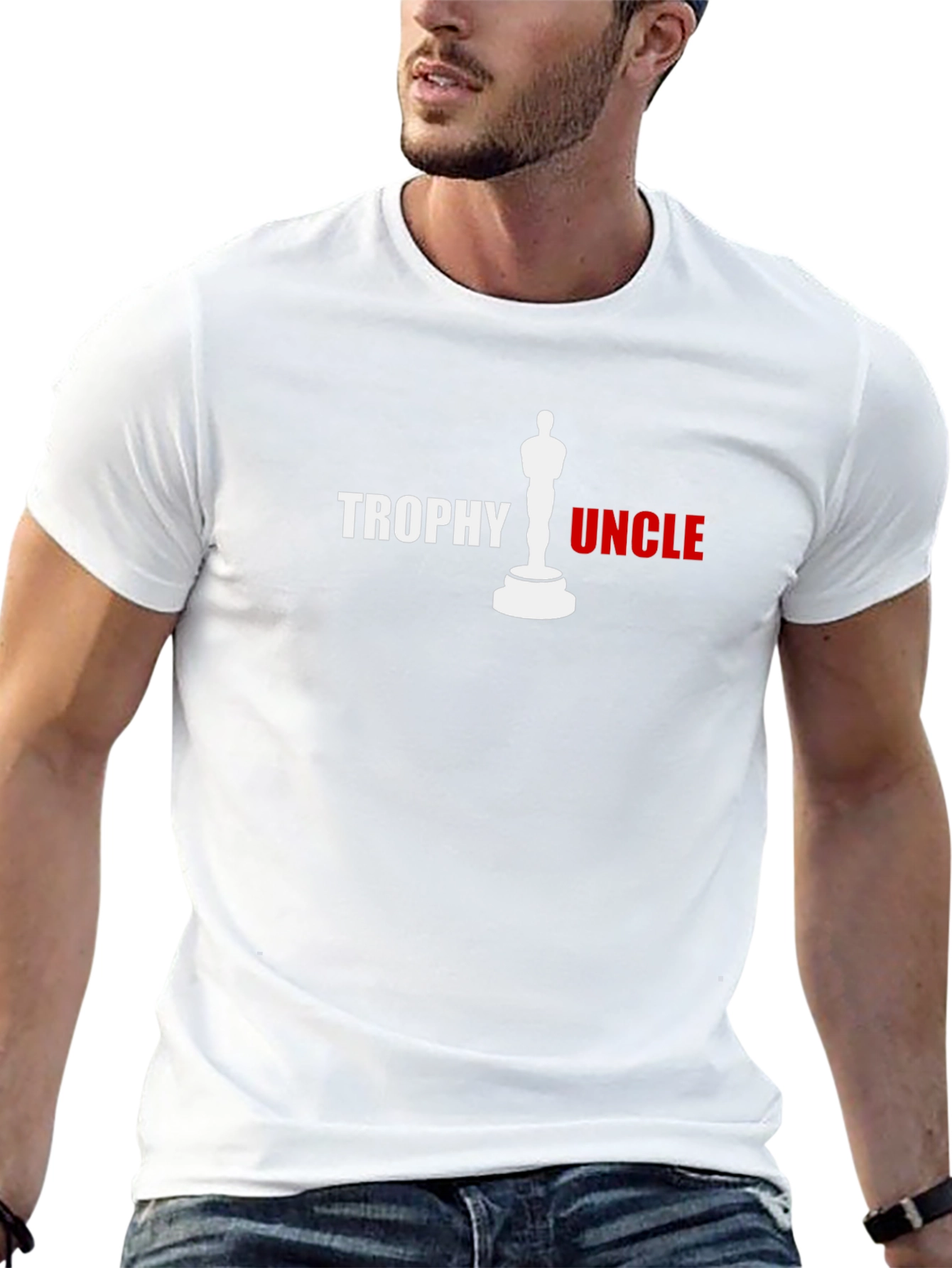 Trophy Uncle Graphic Tee - Black