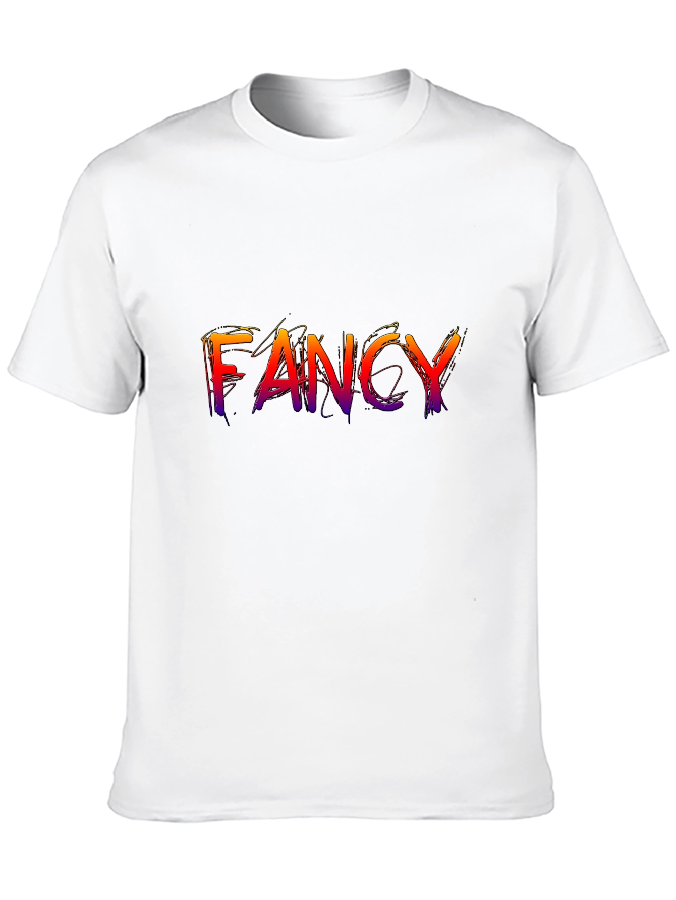 Fancy Graphic Tee - Stylish Mens Black T-Shirt