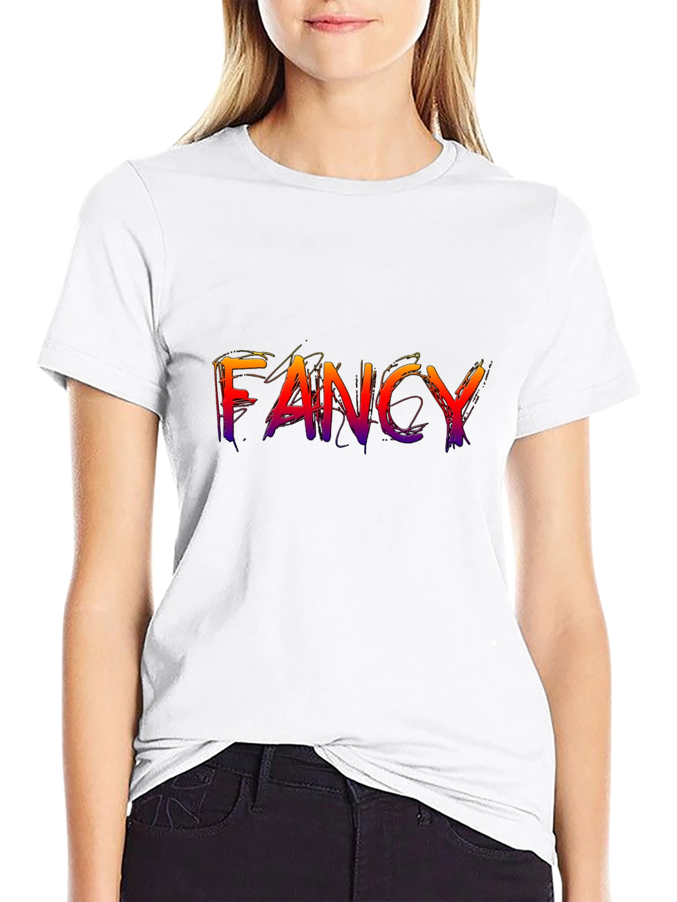 Fancy Graphic Tee - Stylish Mens Black T-Shirt
