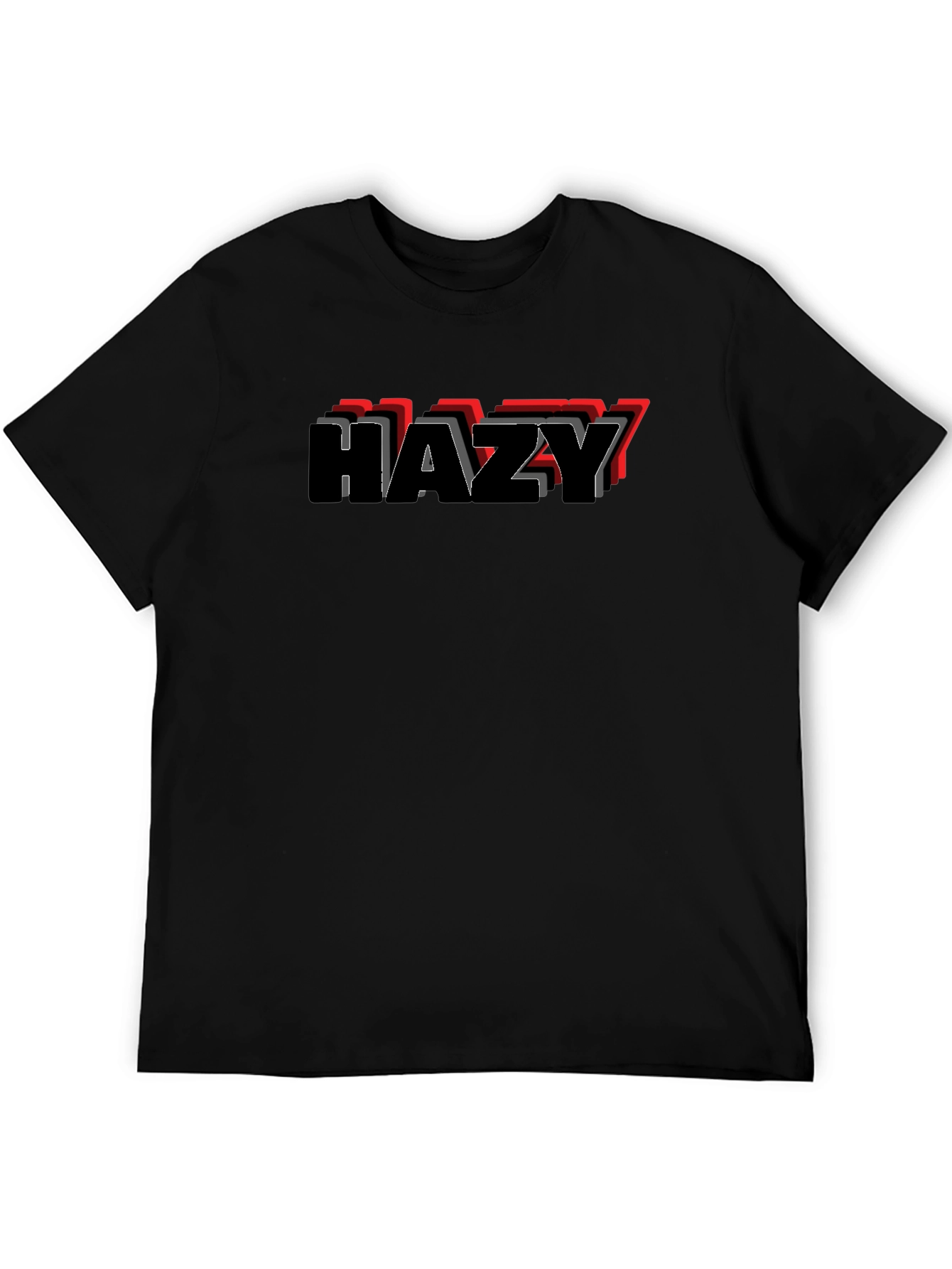 HAZY Mens Graphic T-Shirt - Casual Style