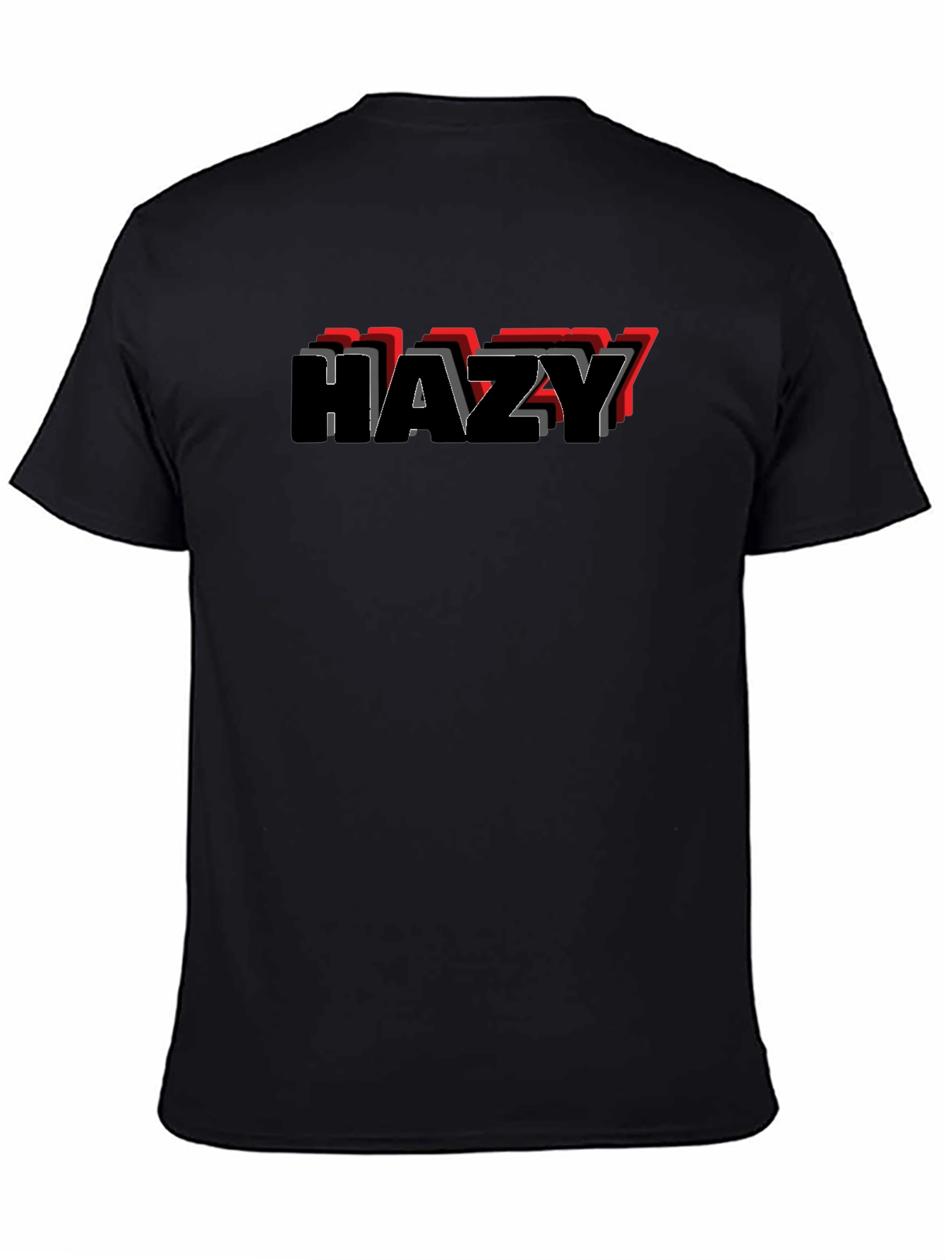 HAZY Mens Graphic T-Shirt - Casual Style
