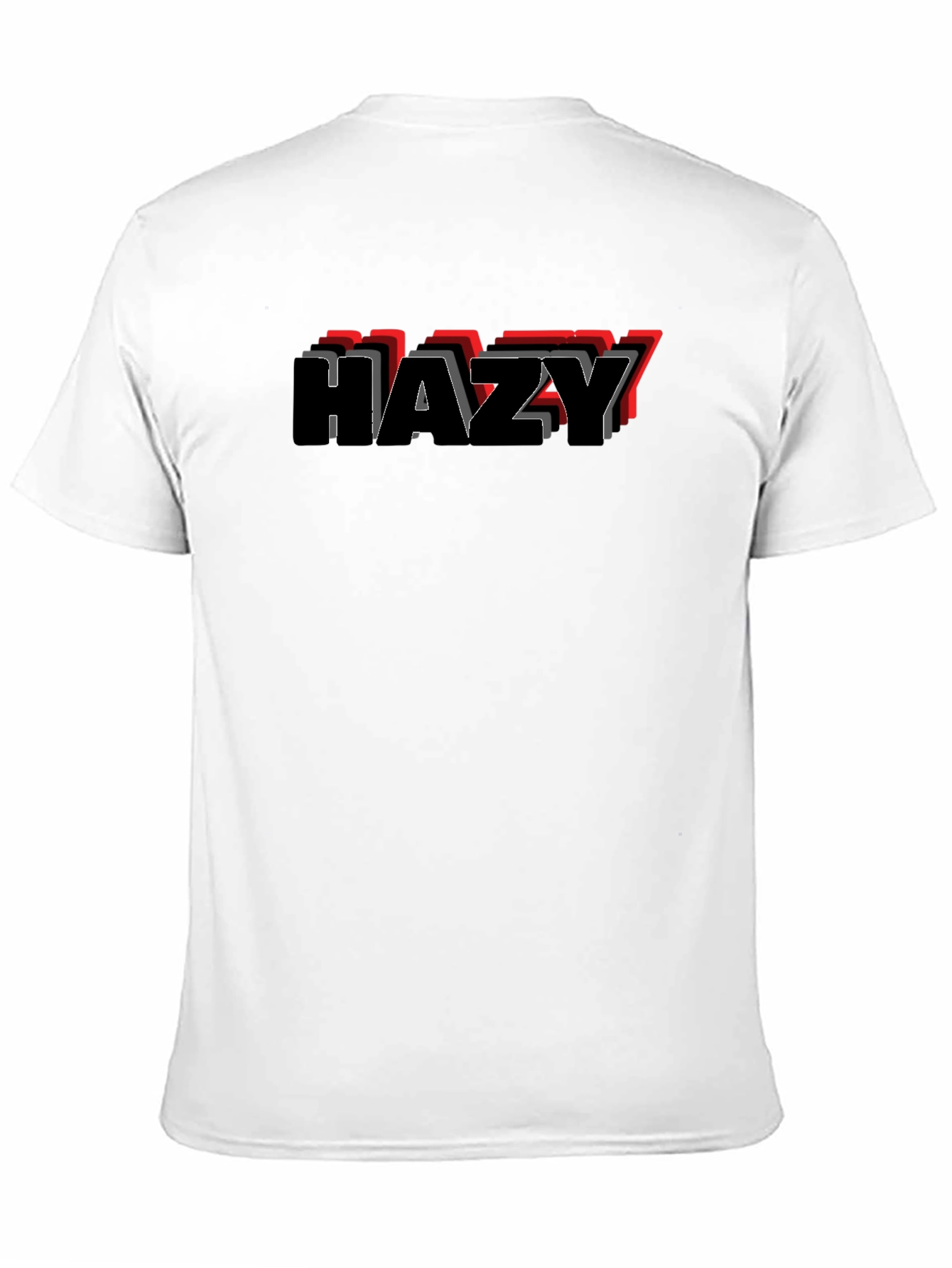 HAZY Mens Graphic T-Shirt - Casual Style