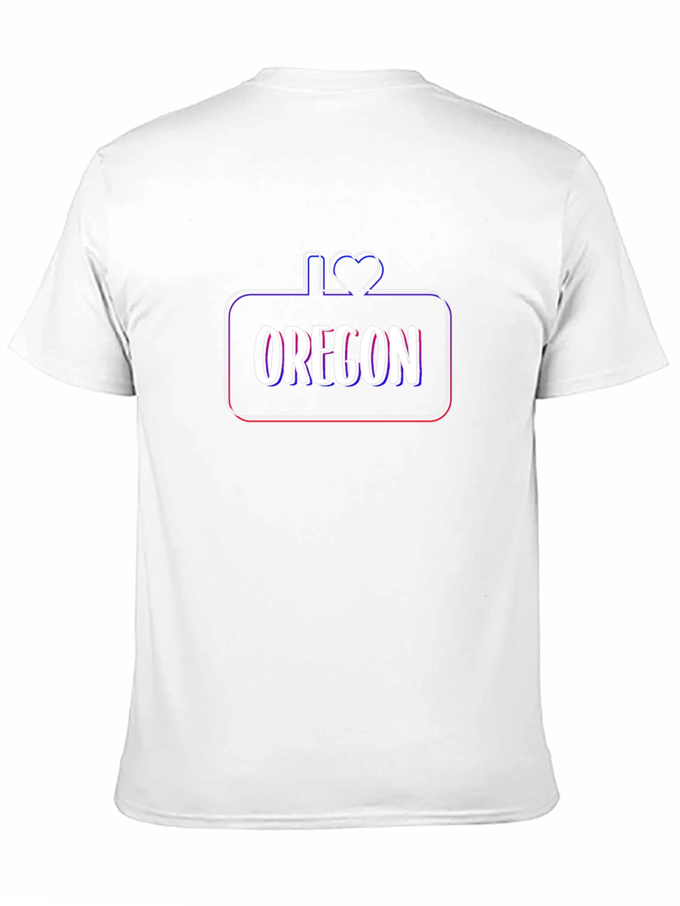 I Heart Oregon Black Graphic Tee