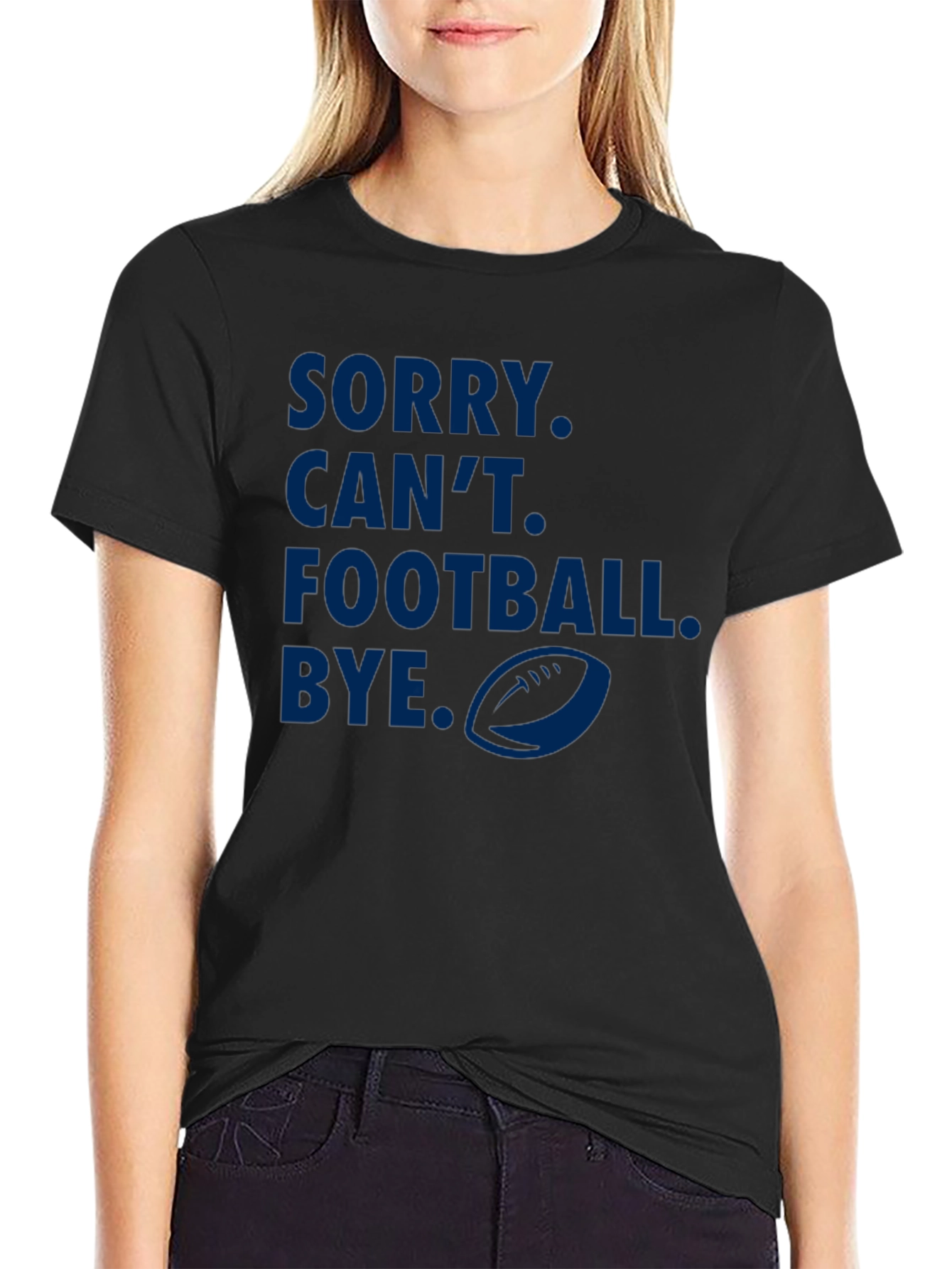 Sorry Cant Football Bye Graphic Tee