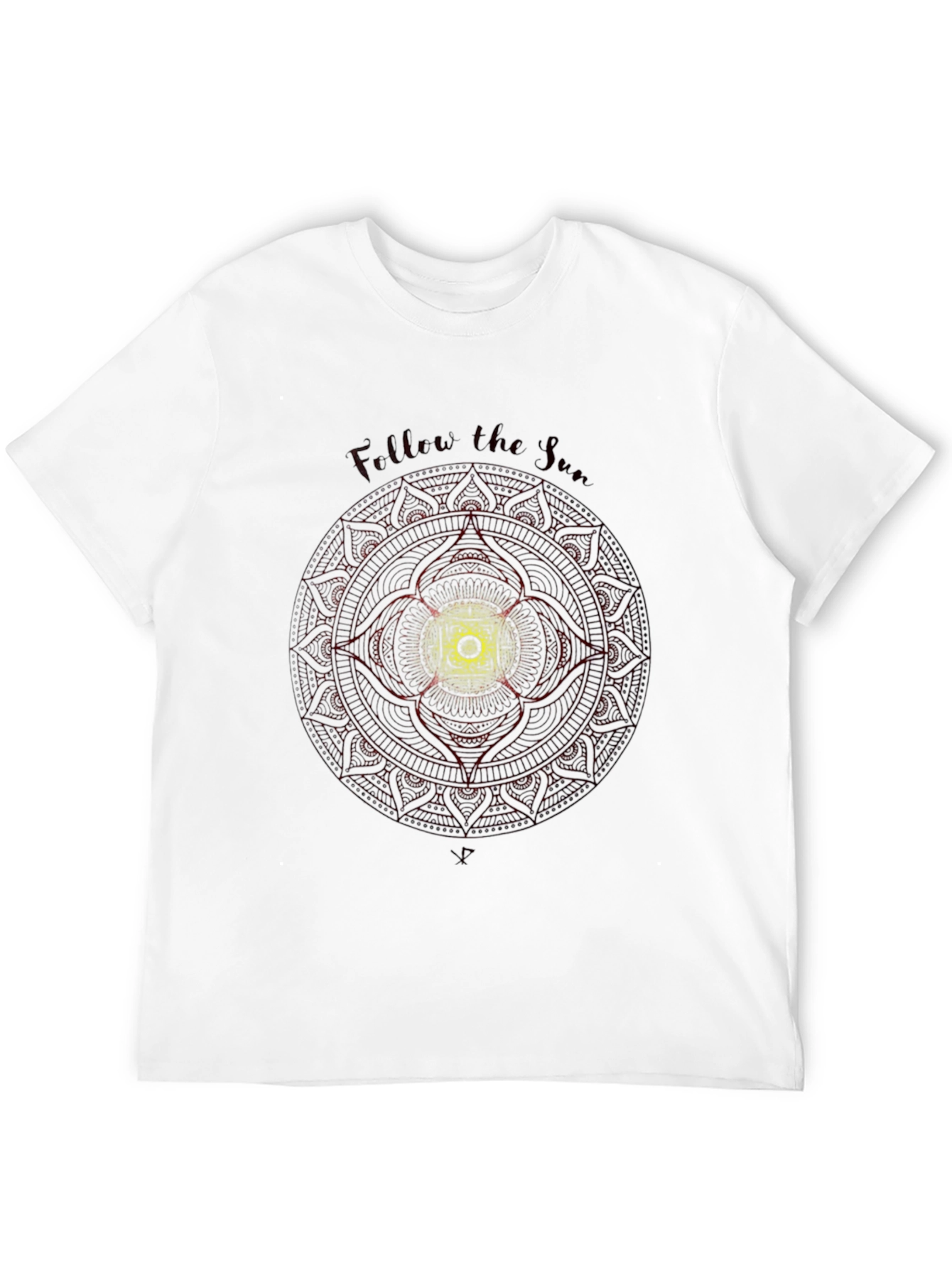Follow the Sun Mandala T-Shirt - Unique Graphic Tee