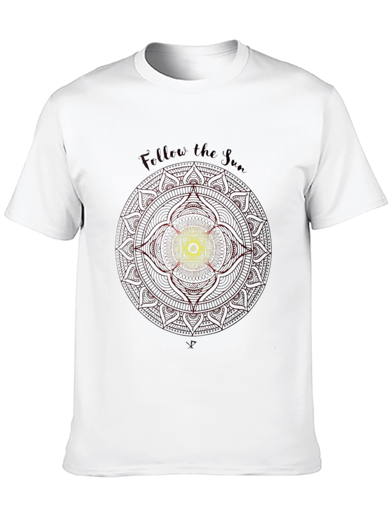 Follow the Sun Mandala T-Shirt - Unique Graphic Tee
