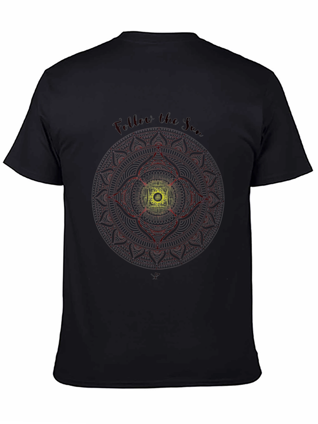 Follow the Sun Mandala T-Shirt - Unique Graphic Tee