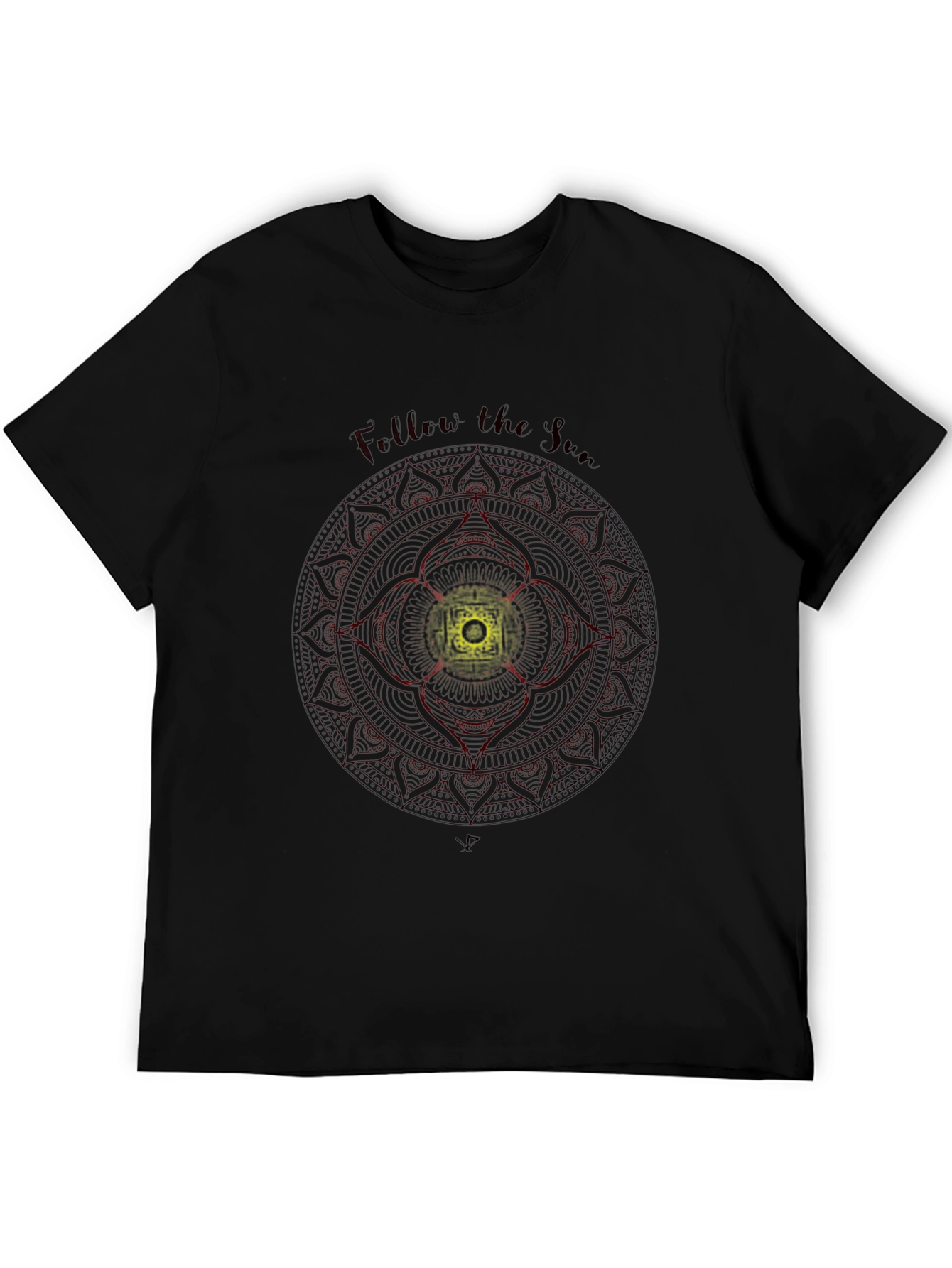 Follow the Sun Mandala T-Shirt - Unique Graphic Tee