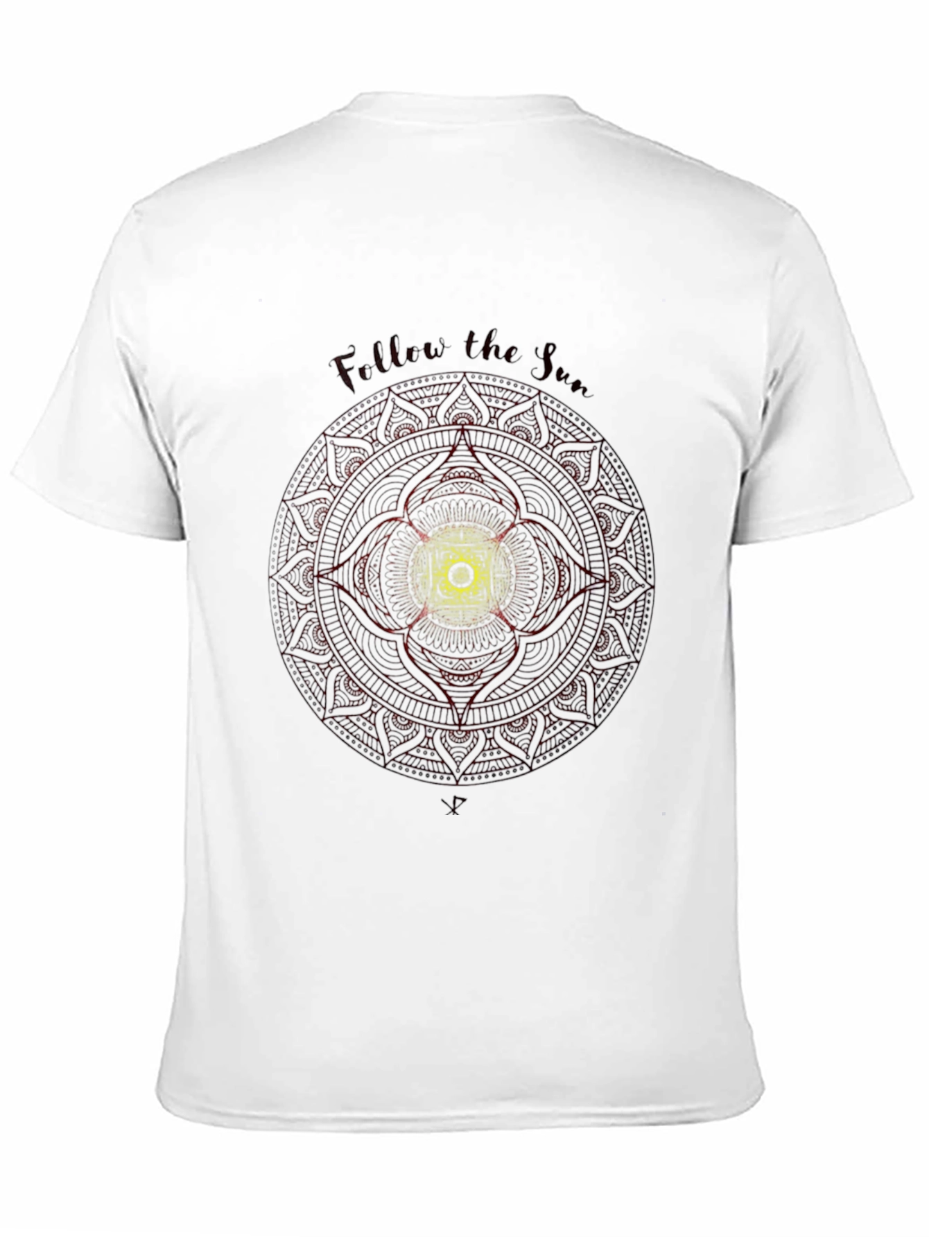 Follow the Sun Mandala T-Shirt - Unique Graphic Tee