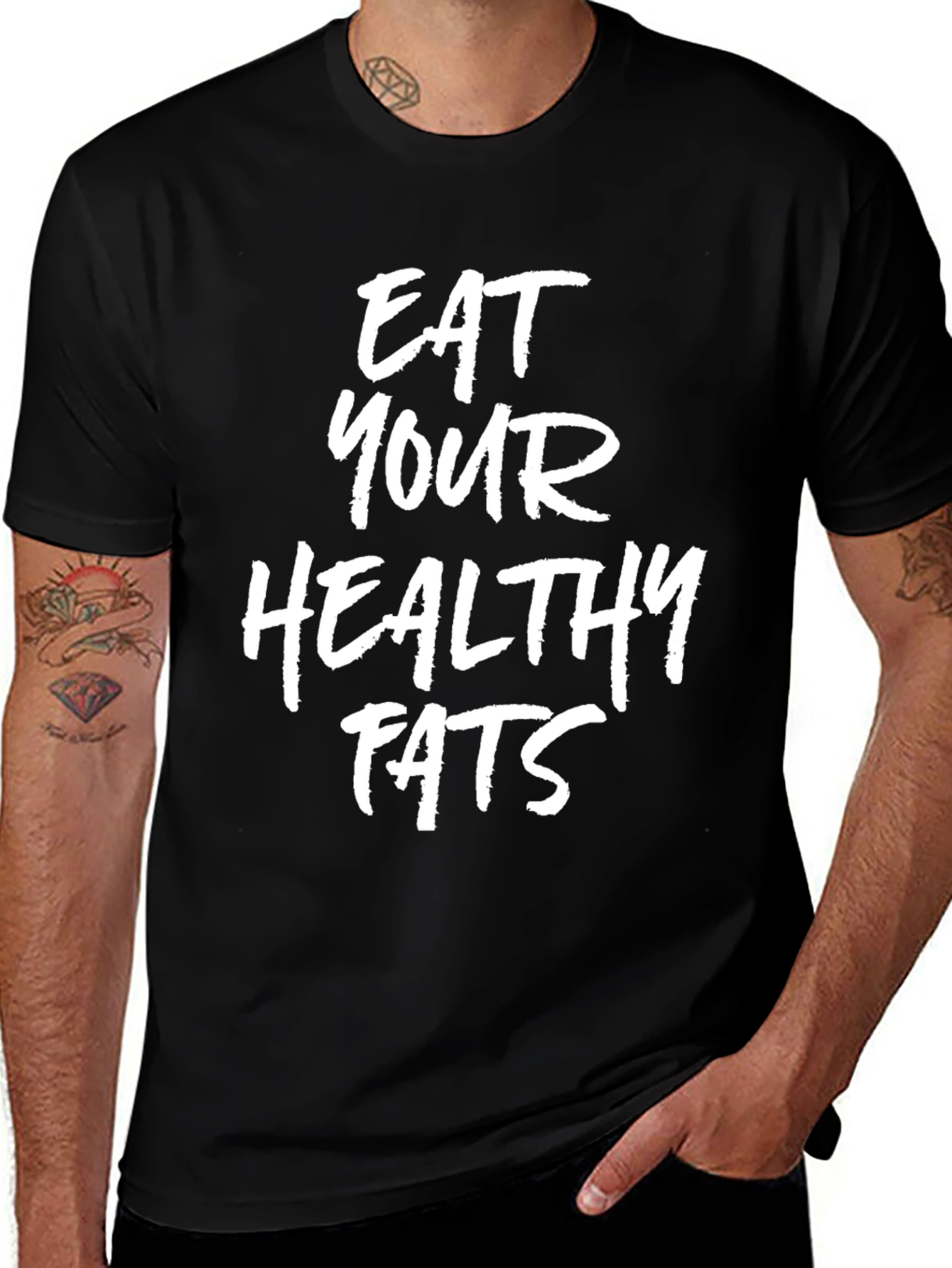 Eat Your Healthy Fats Graphic Tee