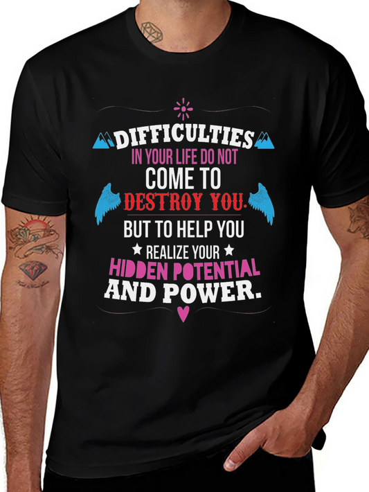 Motivational T-Shirt - Hidden Potential & Power