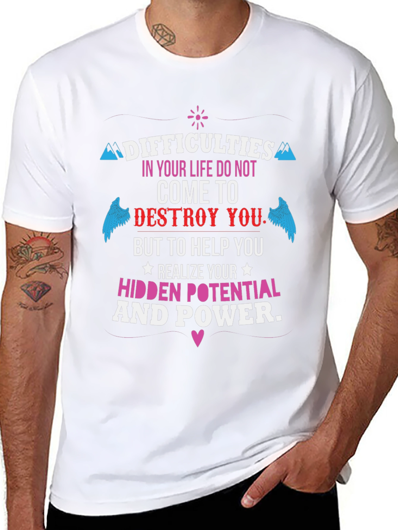 Motivational T-Shirt - Hidden Potential & Power