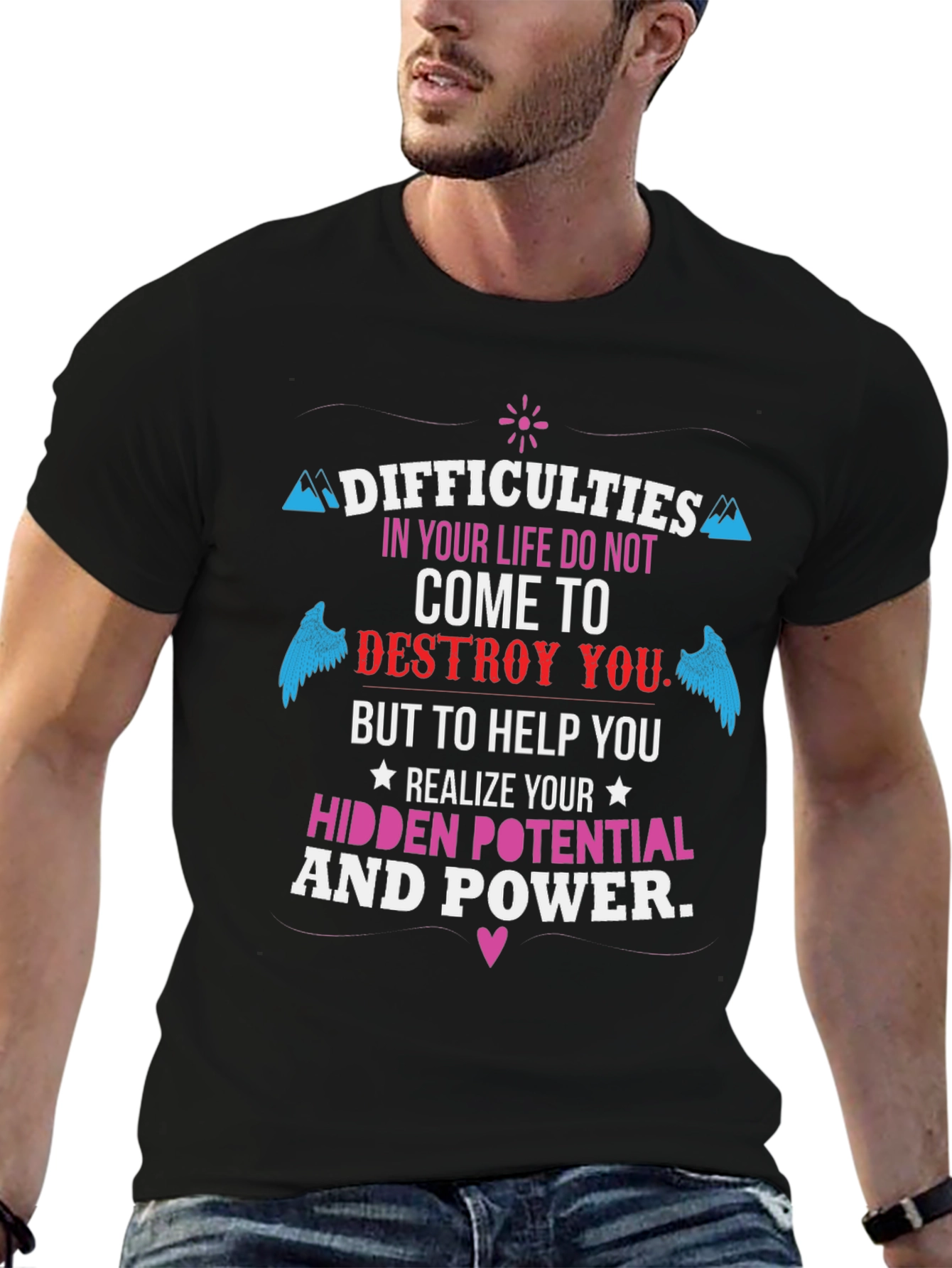 Motivational T-Shirt - Hidden Potential & Power