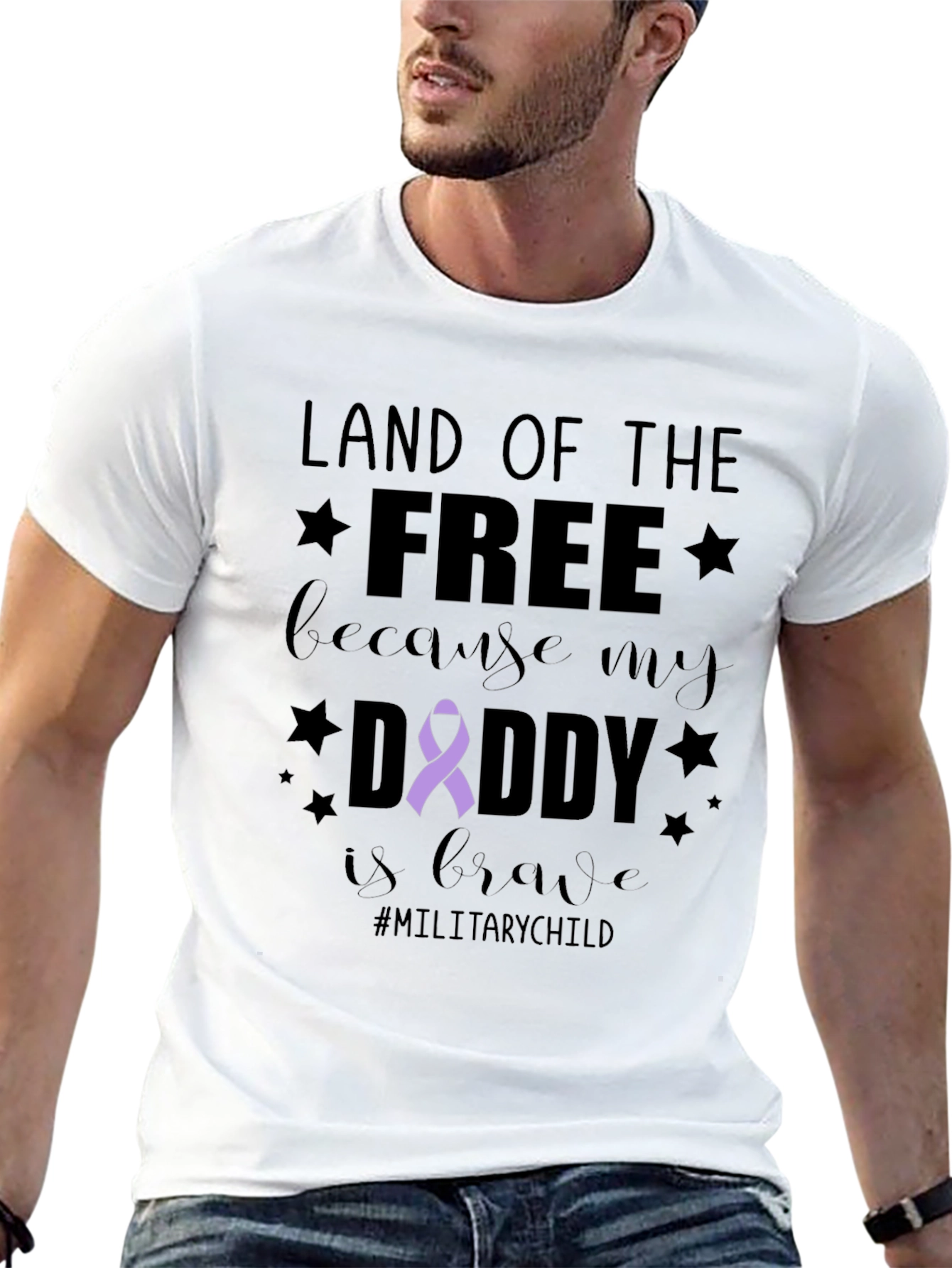 Land of the Free Military Child T-Shirt