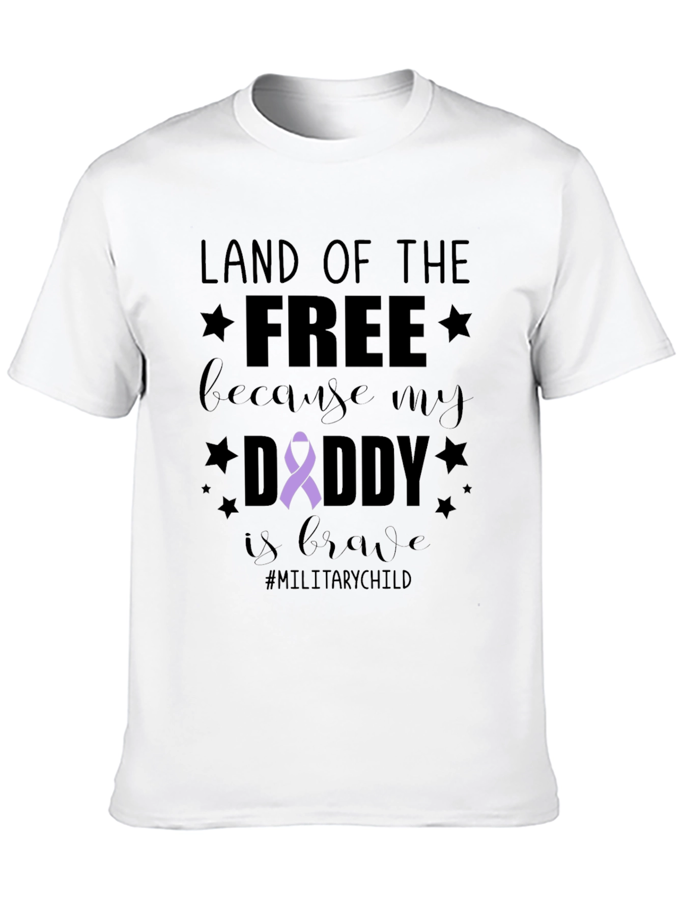 Land of the Free Military Child T-Shirt