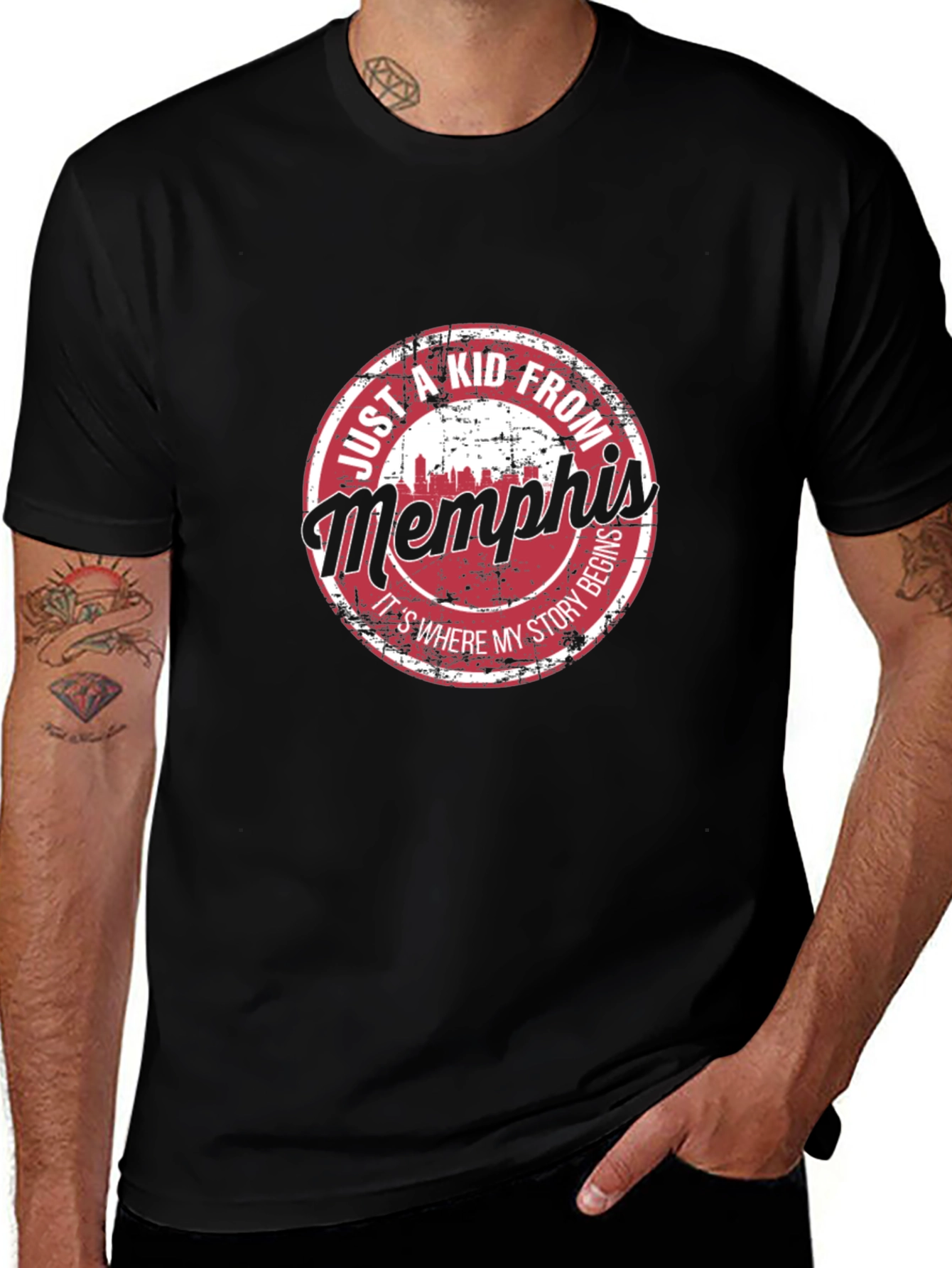 Memphis Kid Graphic T-Shirt - Classic Style