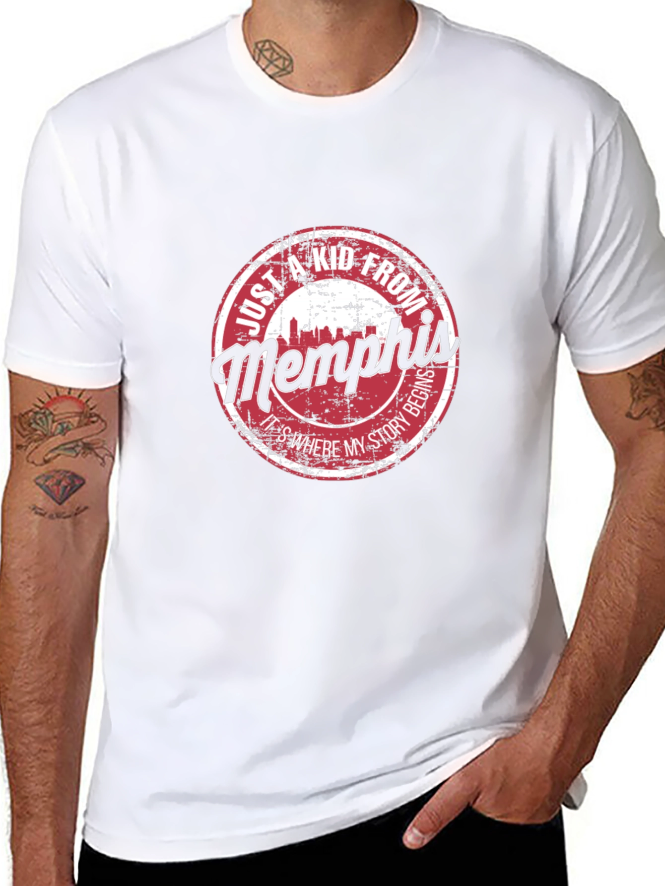 Memphis Kid Graphic T-Shirt - Classic Style