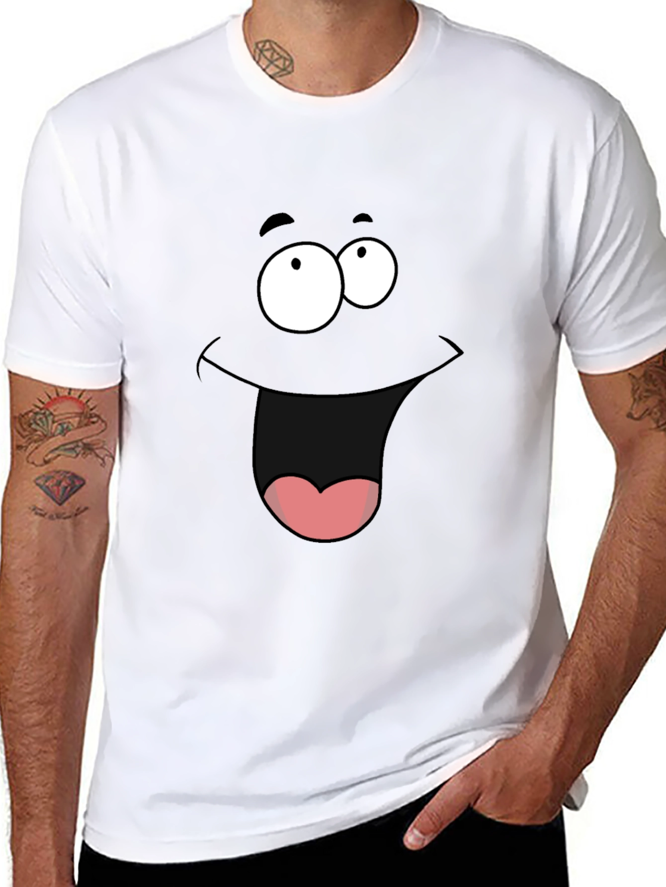 Funny Face Graphic T-Shirt