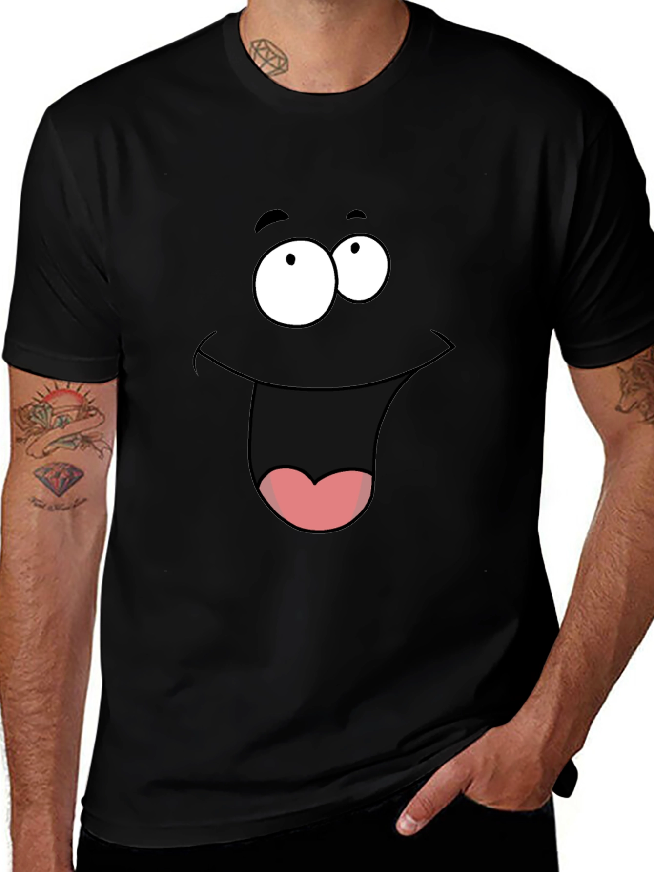 Funny Face Graphic T-Shirt