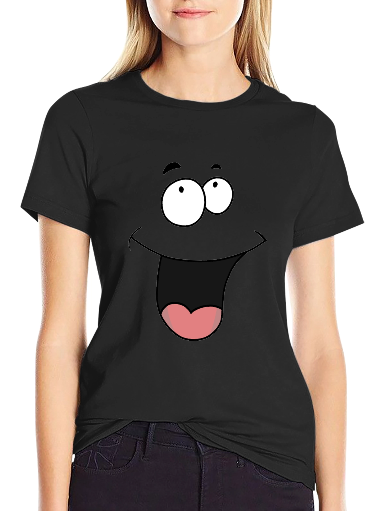 Funny Face Graphic T-Shirt