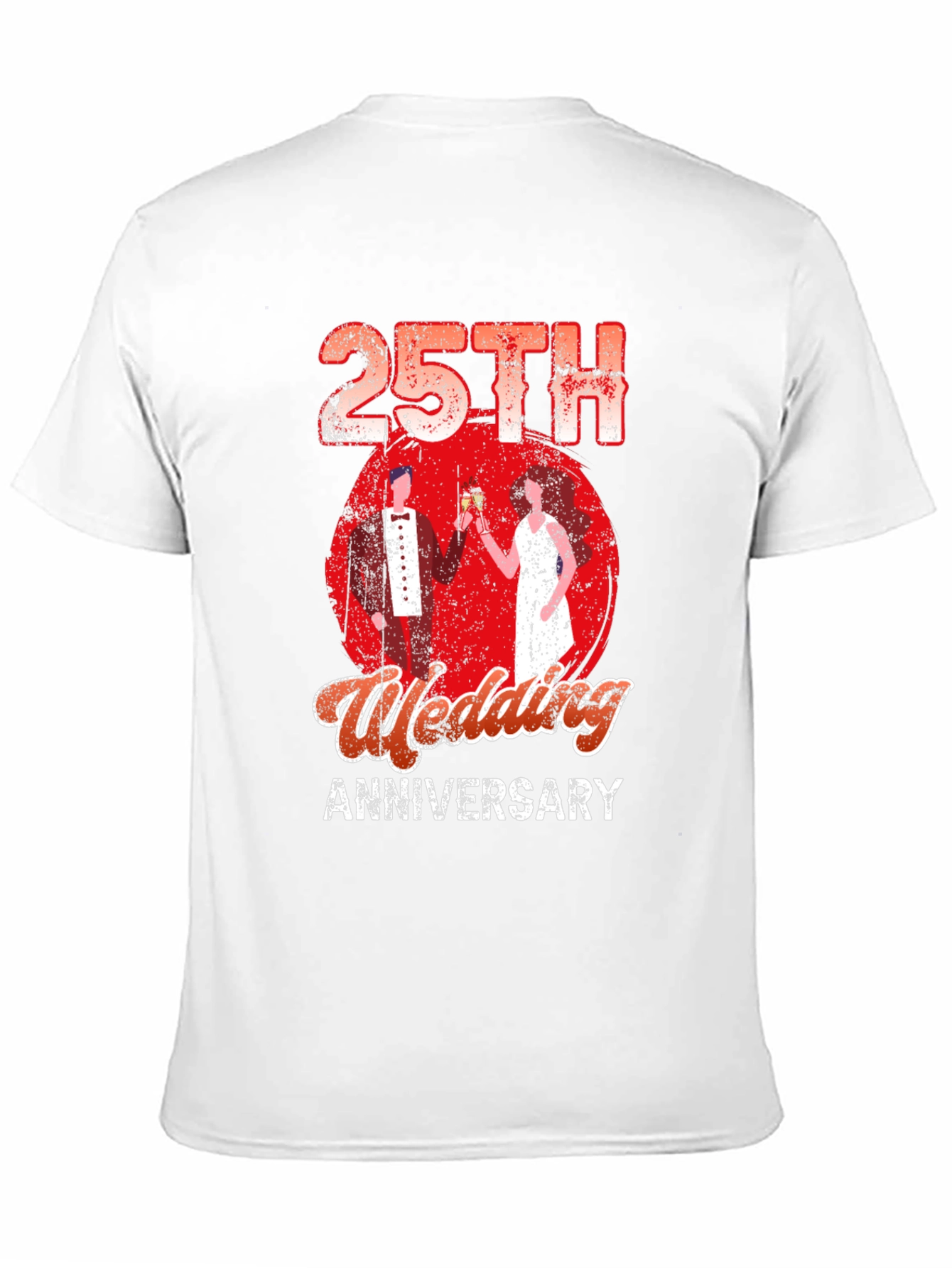 25th Wedding Anniversary Graphic T-Shirt