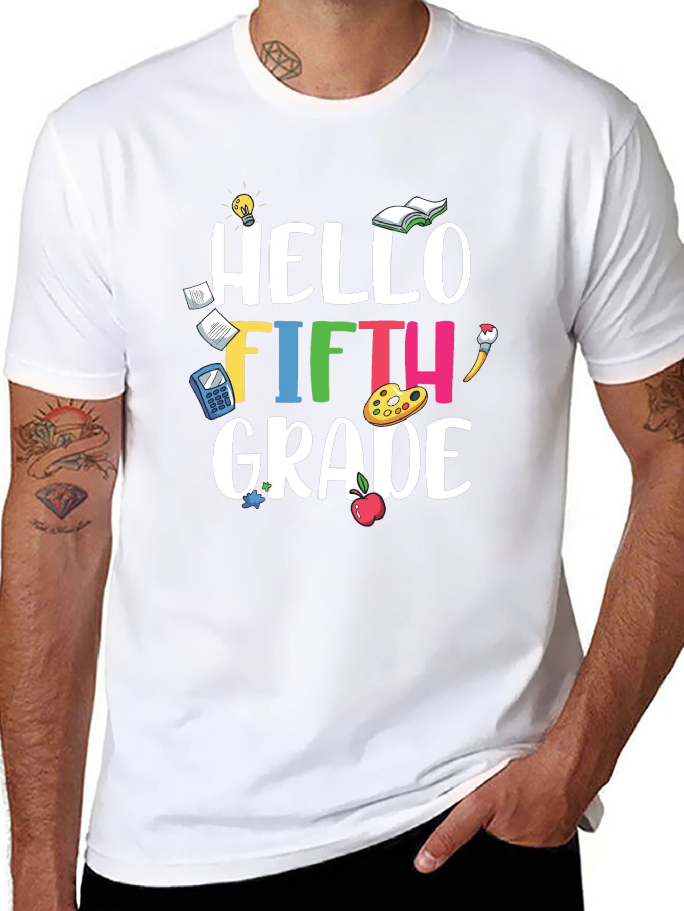 Hello Fifth Grade Teacher T-Shirt