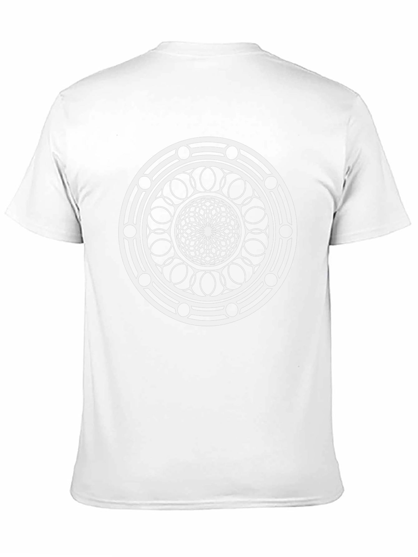 Geometric Pattern Black T-Shirt