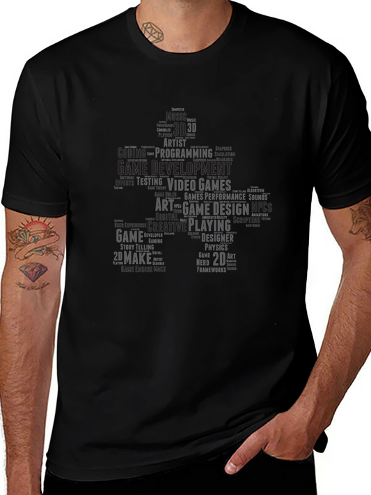 Game Developer Word Cloud T-Shirt