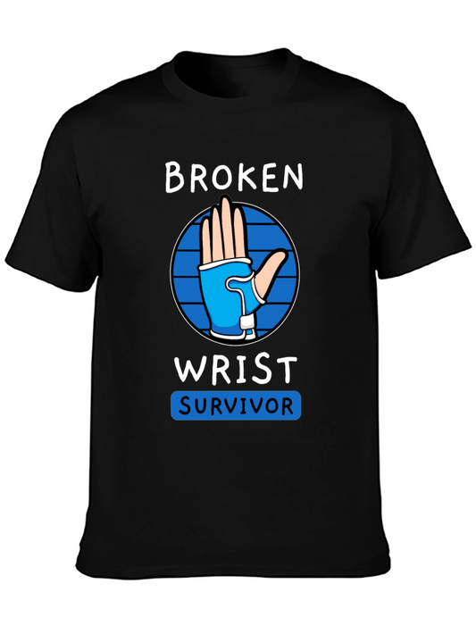 Broken Wrist Survivor T-Shirt - Injury Recovery Tee