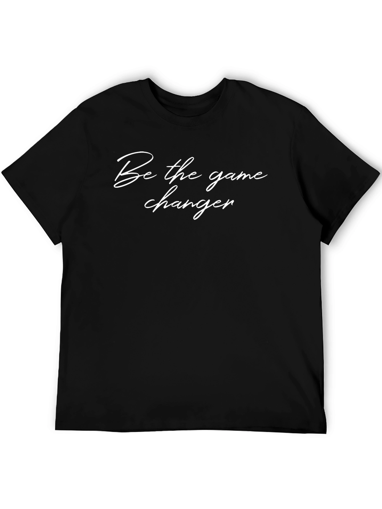 Be The Game Changer Black Graphic Tee