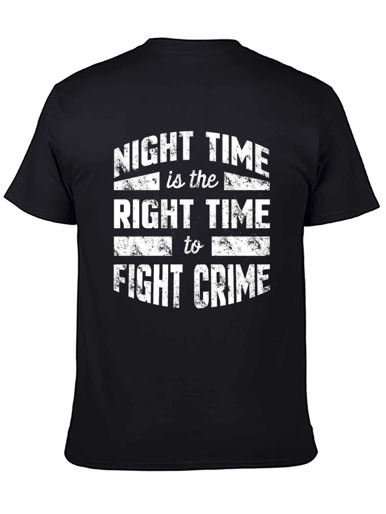 Night Time Fight Crime Graphic Tee