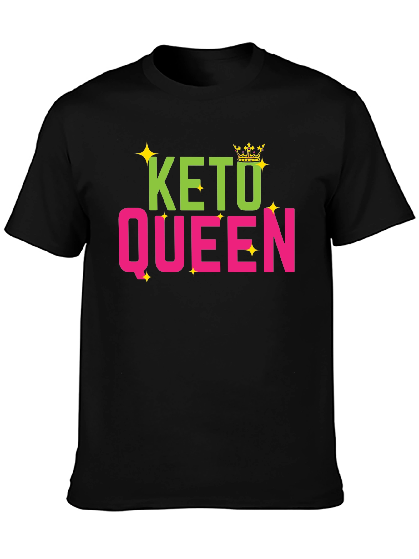 Keto Queen Graphic Tee - Trendy Diet Lifestyle T-Shirt