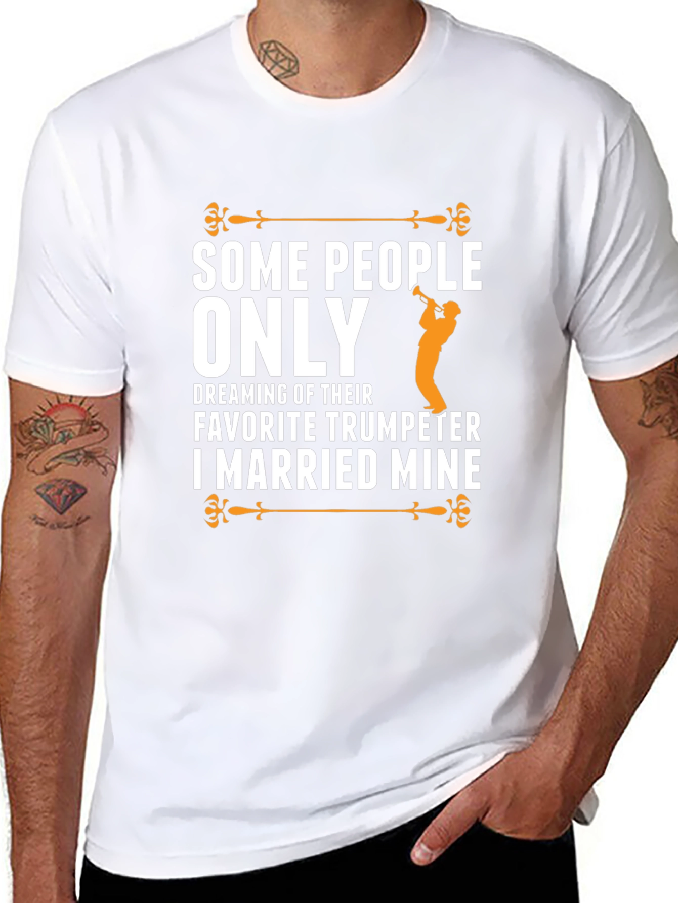 Funny Trumpeter Husband T-Shirt