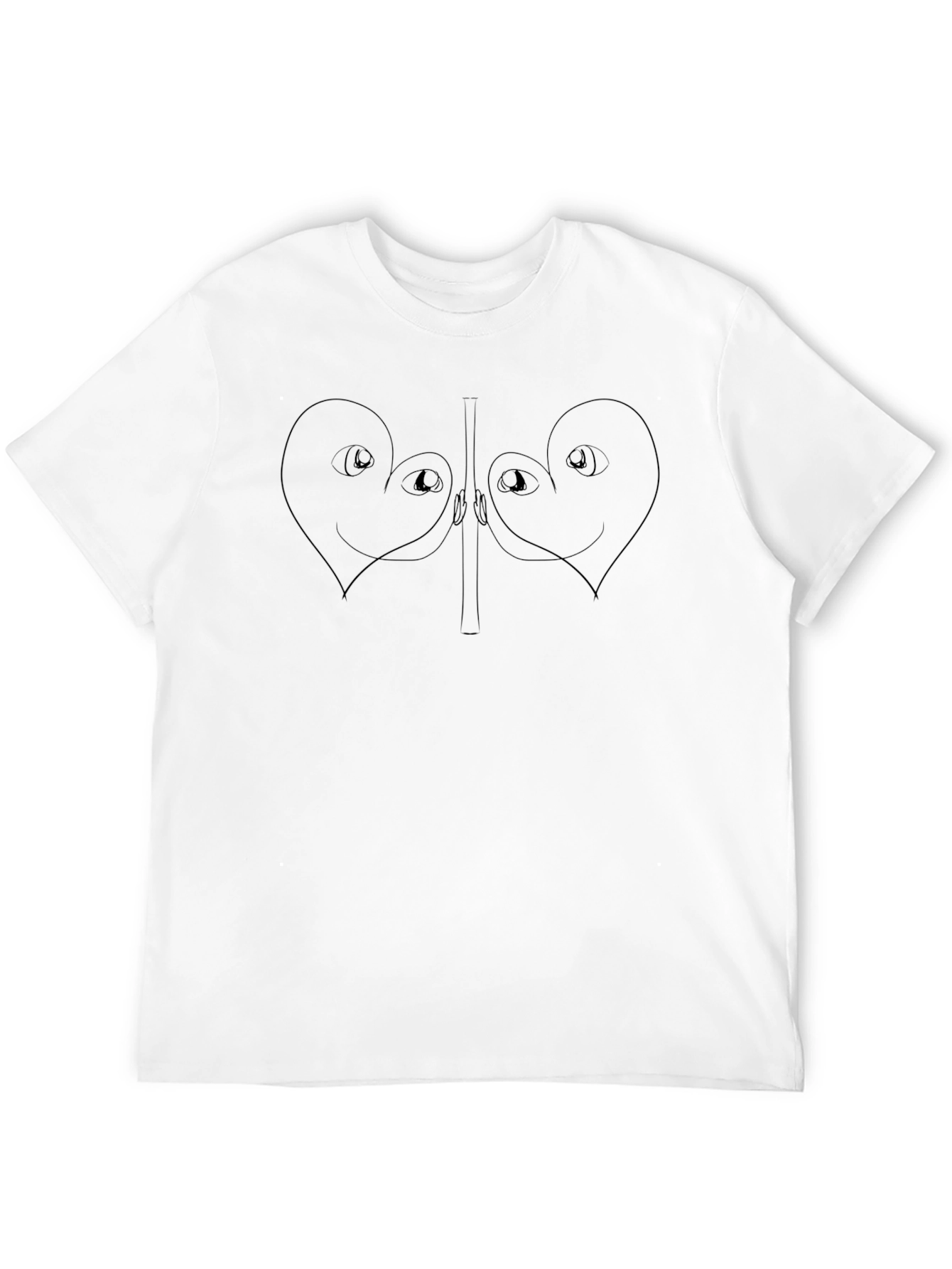 Heart Eyes Tee - Unique Graphic T-Shirt