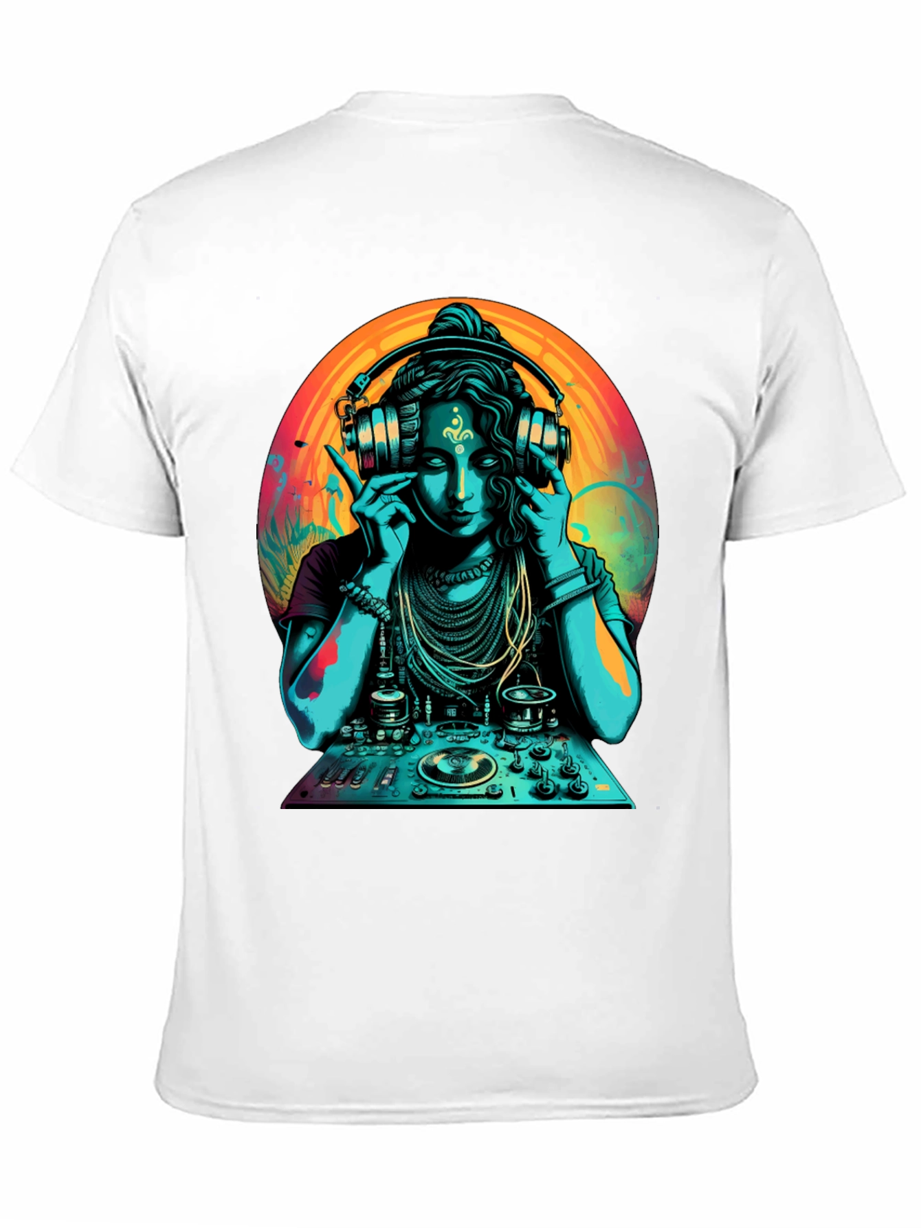 DJ Shiva T-Shirt - Black Cotton Graphic Tee