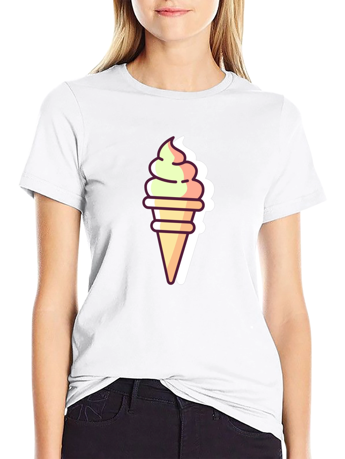 Ice Cream Cone Graphic Tee