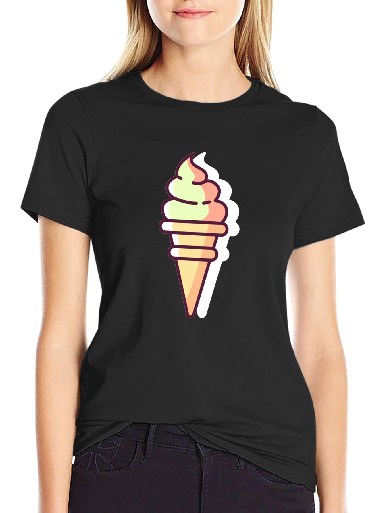 Ice Cream Cone Graphic Tee